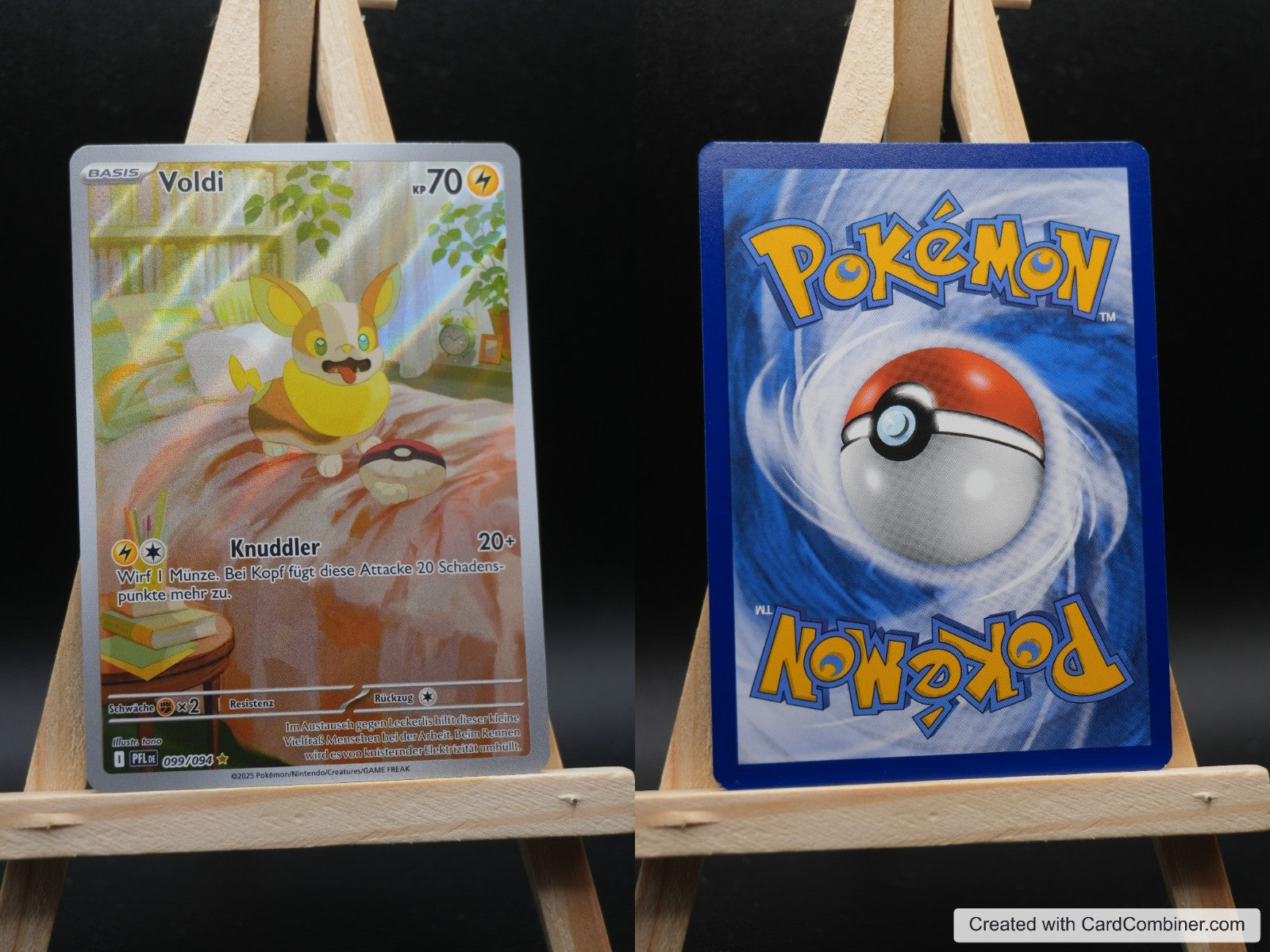 Voldi PFL 099 Fatale Flammen Pokémon Karte Deutsch Near Mint