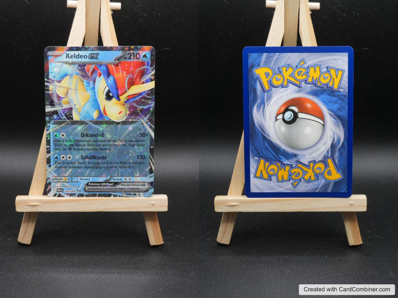 Keldeo ex WHT 030 Weiße Flammen Pokémon Karte Deutsch Near Mint