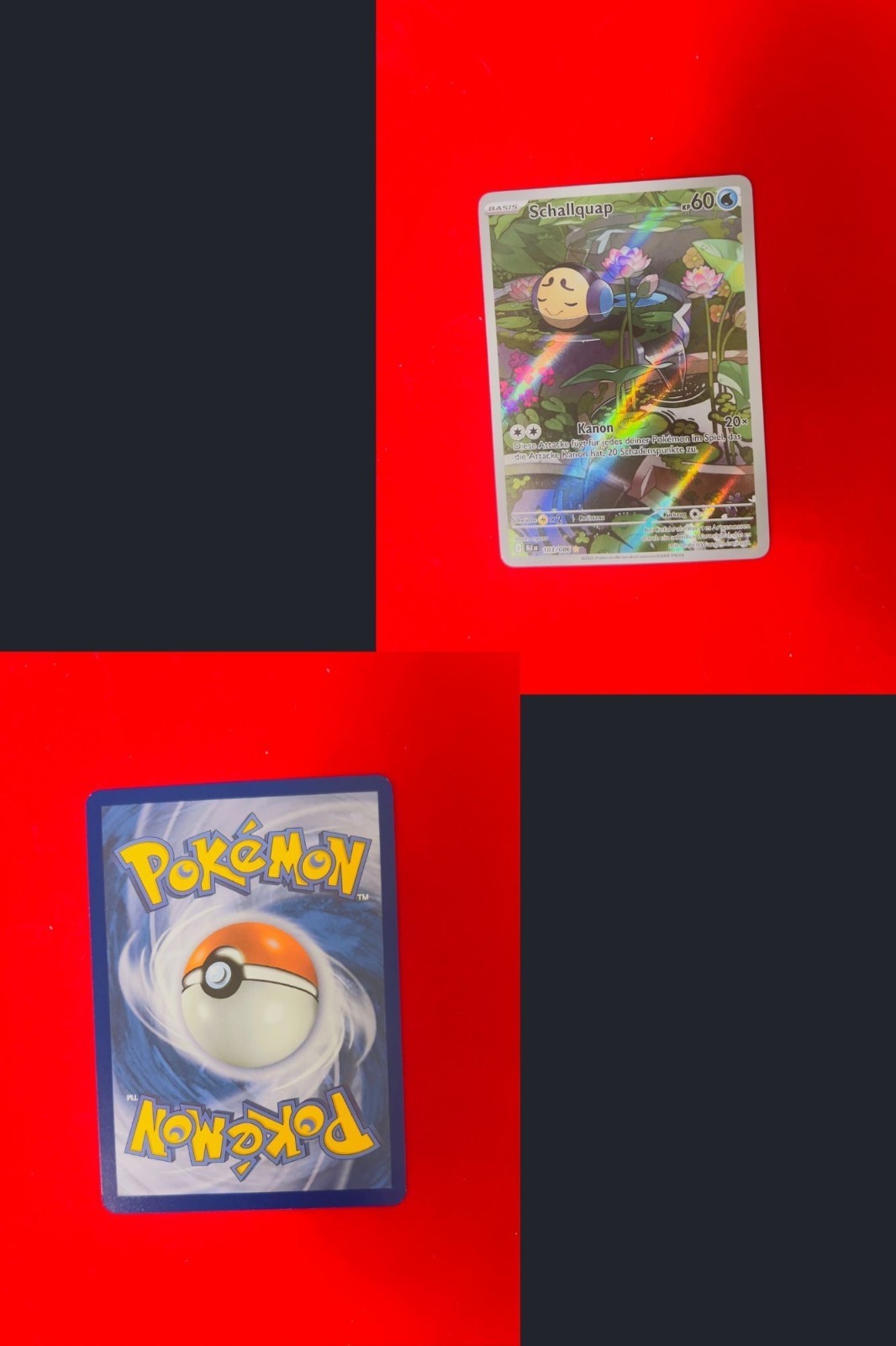 Pokémon Schallquap BLK-103 Illustration Rare Deutsch NM
