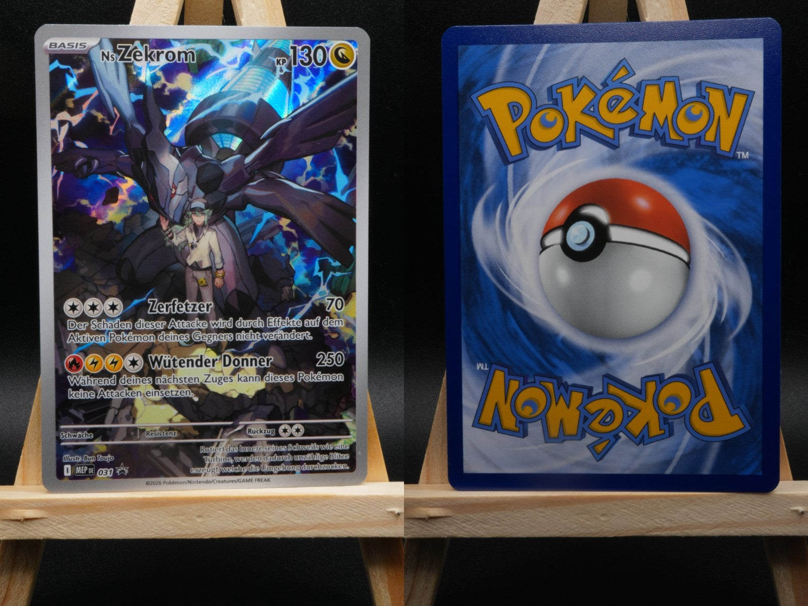 Ns Zekrom MEP 031 Black Star Promo MEP DE NM Pokémon
