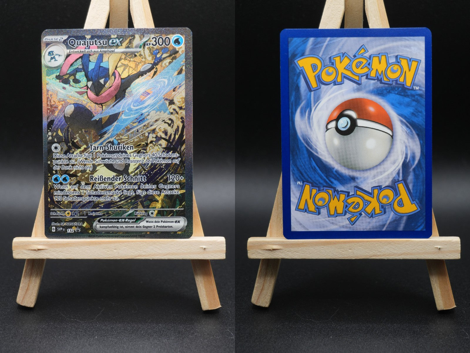Quajutsu ex SVP 132 SV Black Star Promos Pokémon Karte Deutsch Near Mint