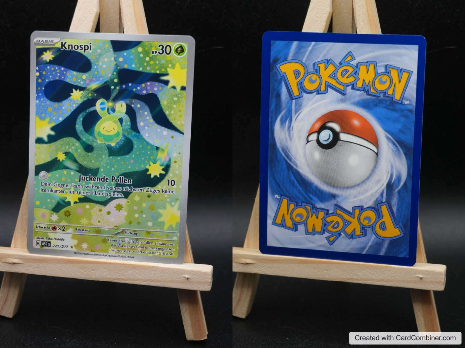 Knospi ASC 221 Erhabene Helden Pokémon Karte Deutsch Near Mint