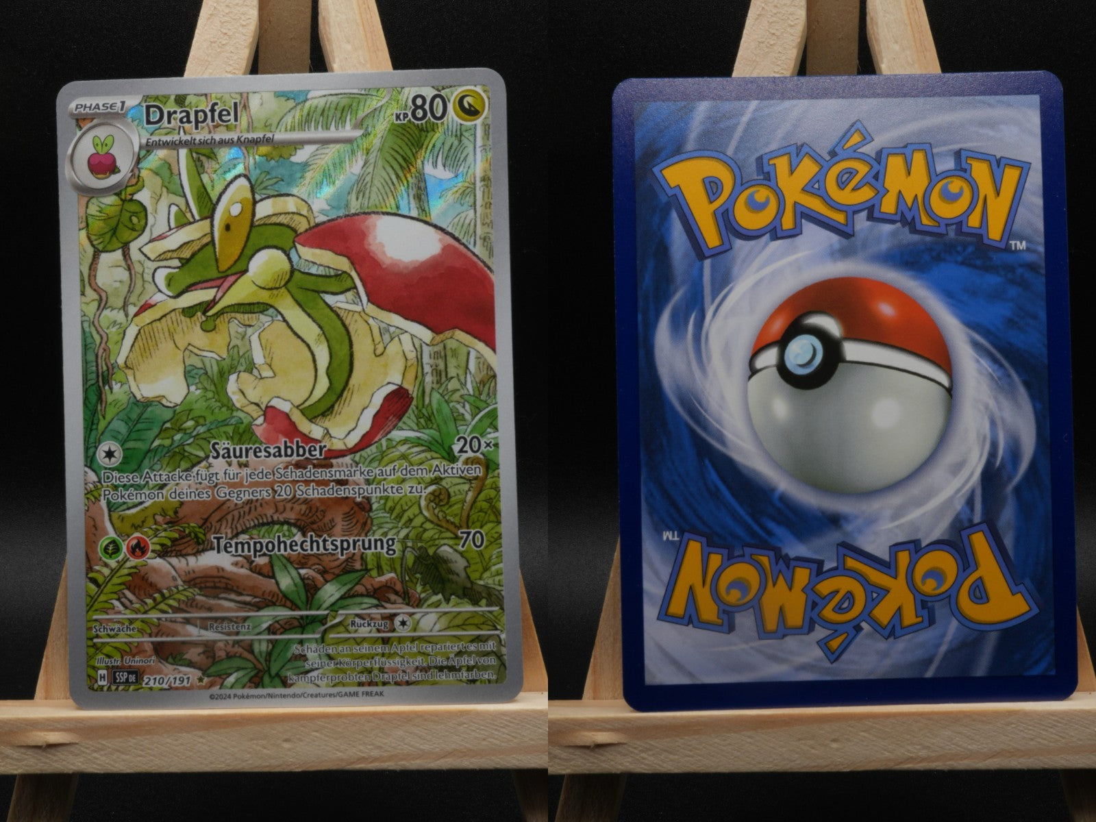 Drapfel 210/191 Illustration Rare Stürmische Funken DE NM Pokémon