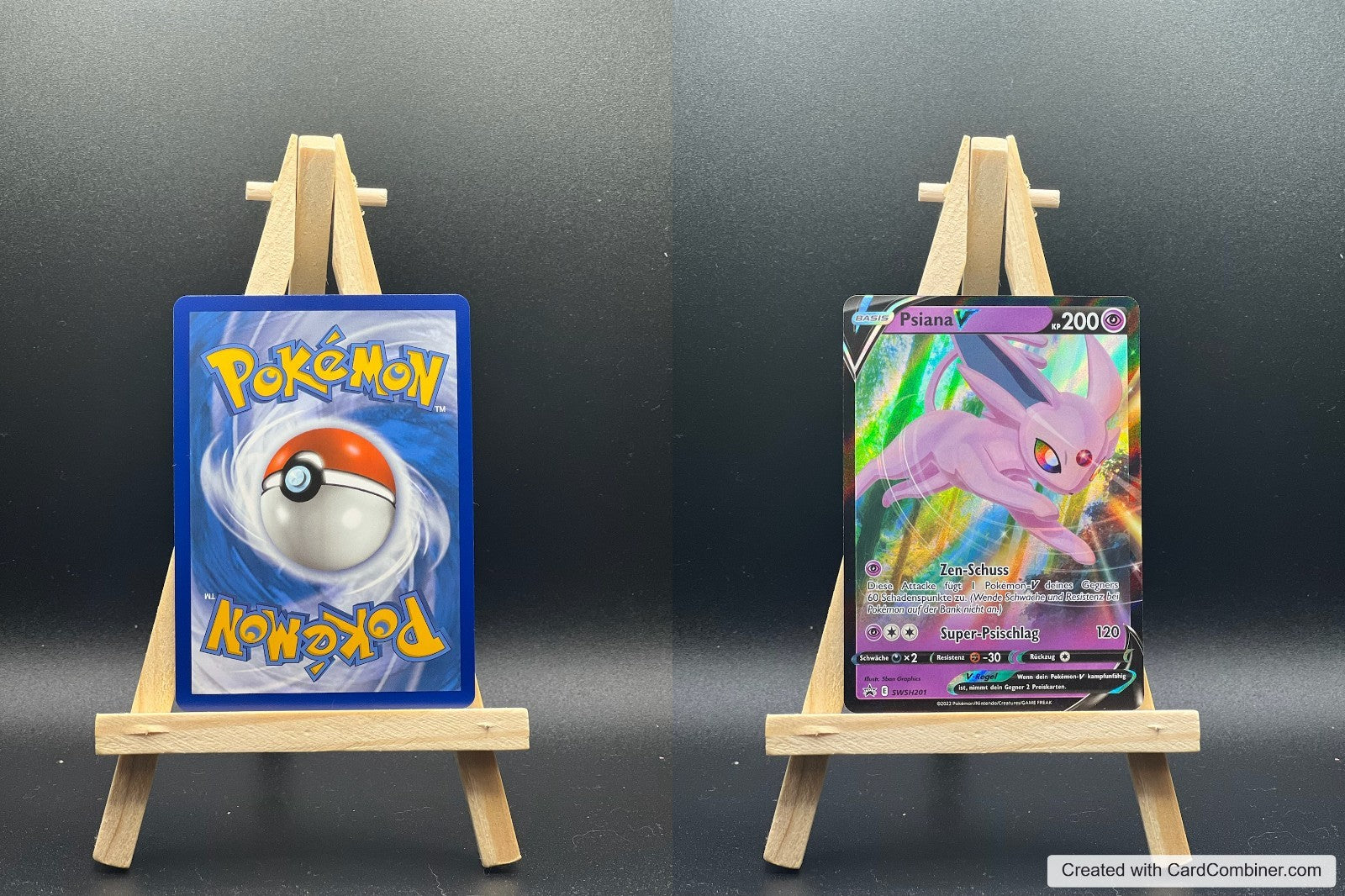 Psiana V SWSH 201 SWSH Black Star Promos Pokémon Karte Deutsch Near Mint