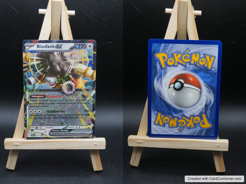 Bisofank ex WHT 077 Weiße Flammen Pokémon Karte Deutsch Near Mint