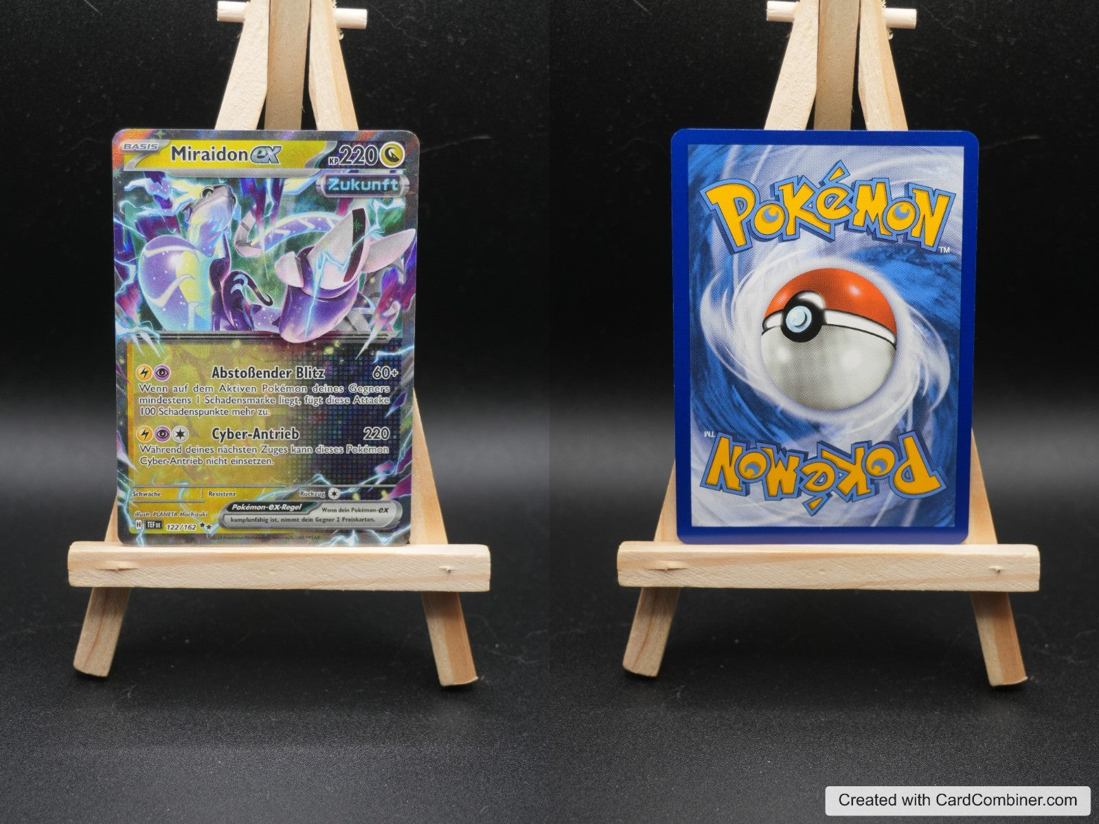 Miraidon ex TEF 122 Gewalten der Zeit Pokémon Karte Deutsch Near Mint