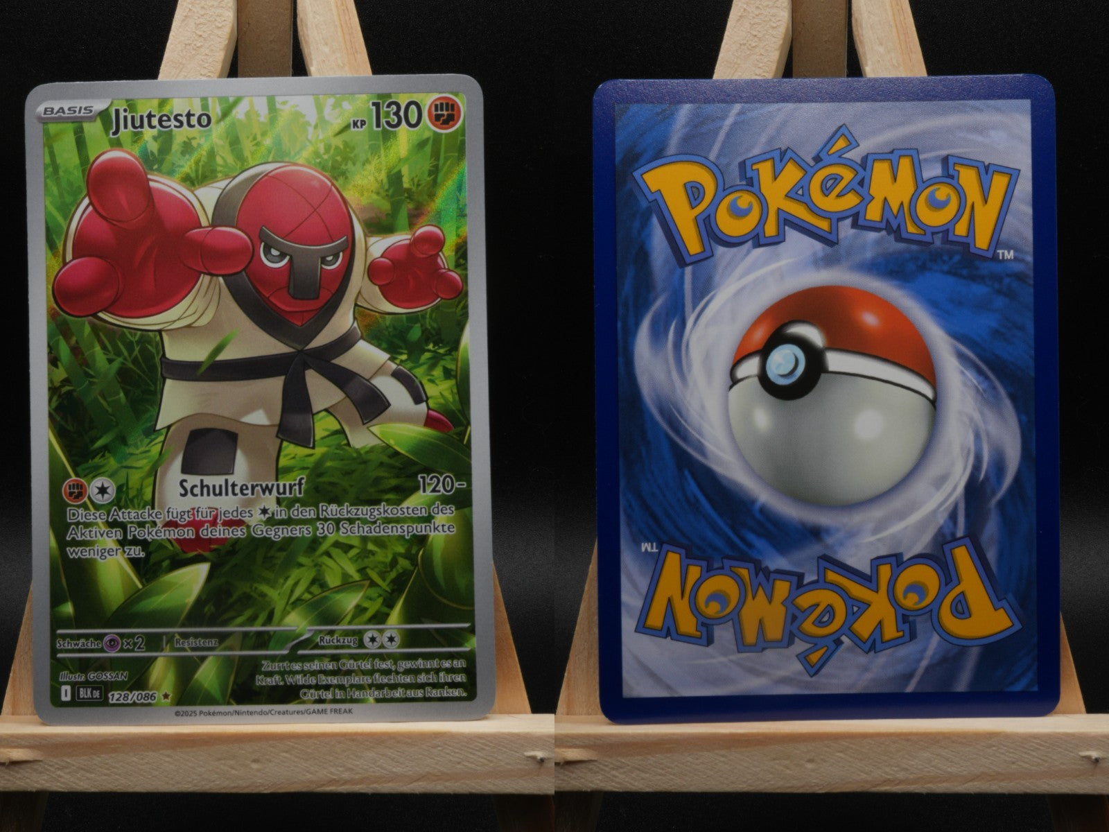 Jiutesto 128/086 Illustration Rare Schwarze Blitze DE NM Pokémon