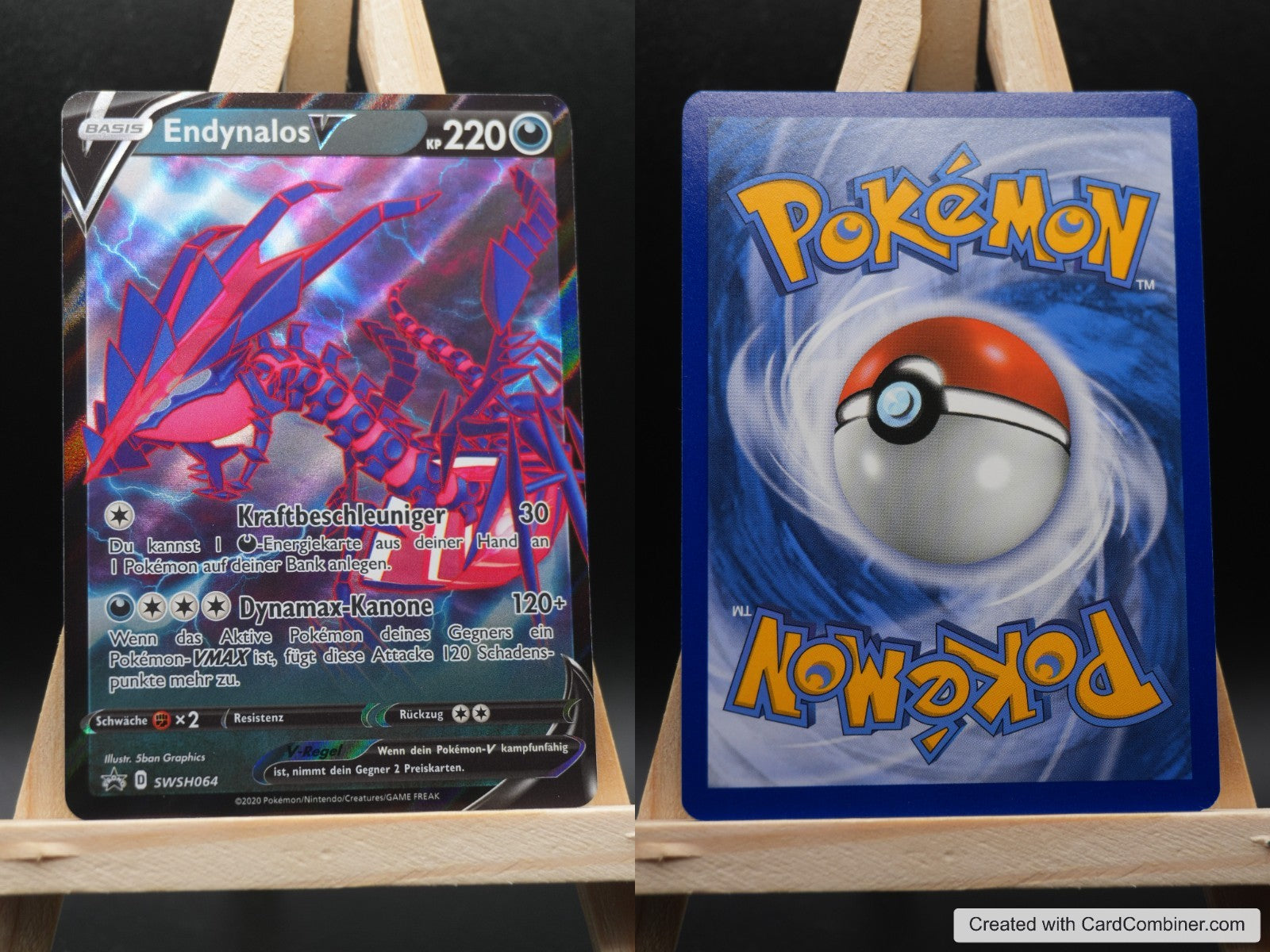 Endynalos V SWSH 064 SWSH Black Star Promos Pokémon Karte Deutsch Near Mint