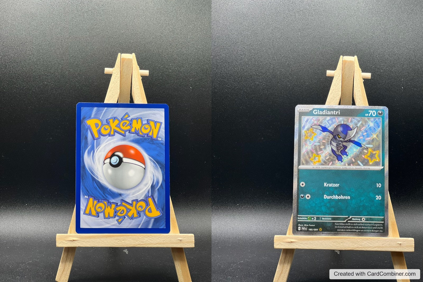Gladiantri PAF 185 Paldeas Schicksale Pokémon Karte Deutsch Near Mint