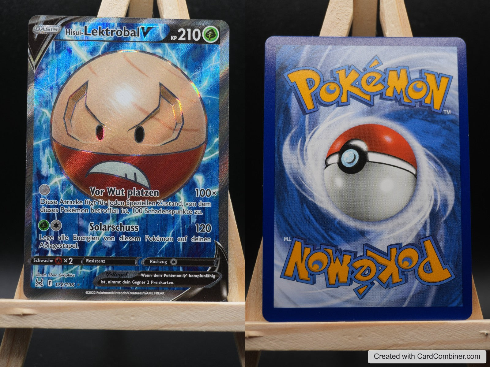 Hisui-Lektrobal V LOR 172 Verlorener Ursprung Pokémon Karte Deutsch Near Mint