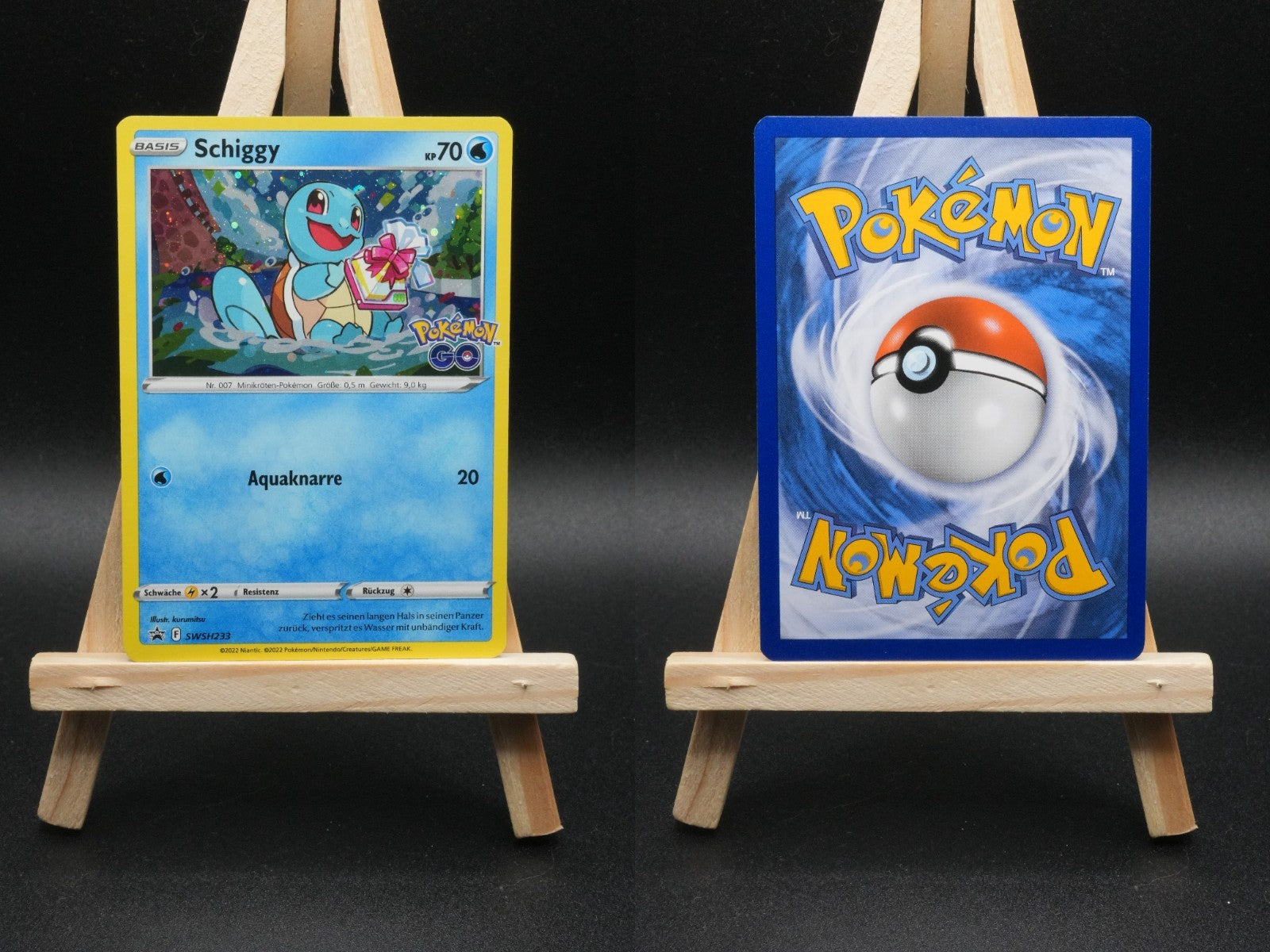 Schiggy SWSH 233 SWSH Black Star Promos Pokémon Karte Deutsch Near Mint