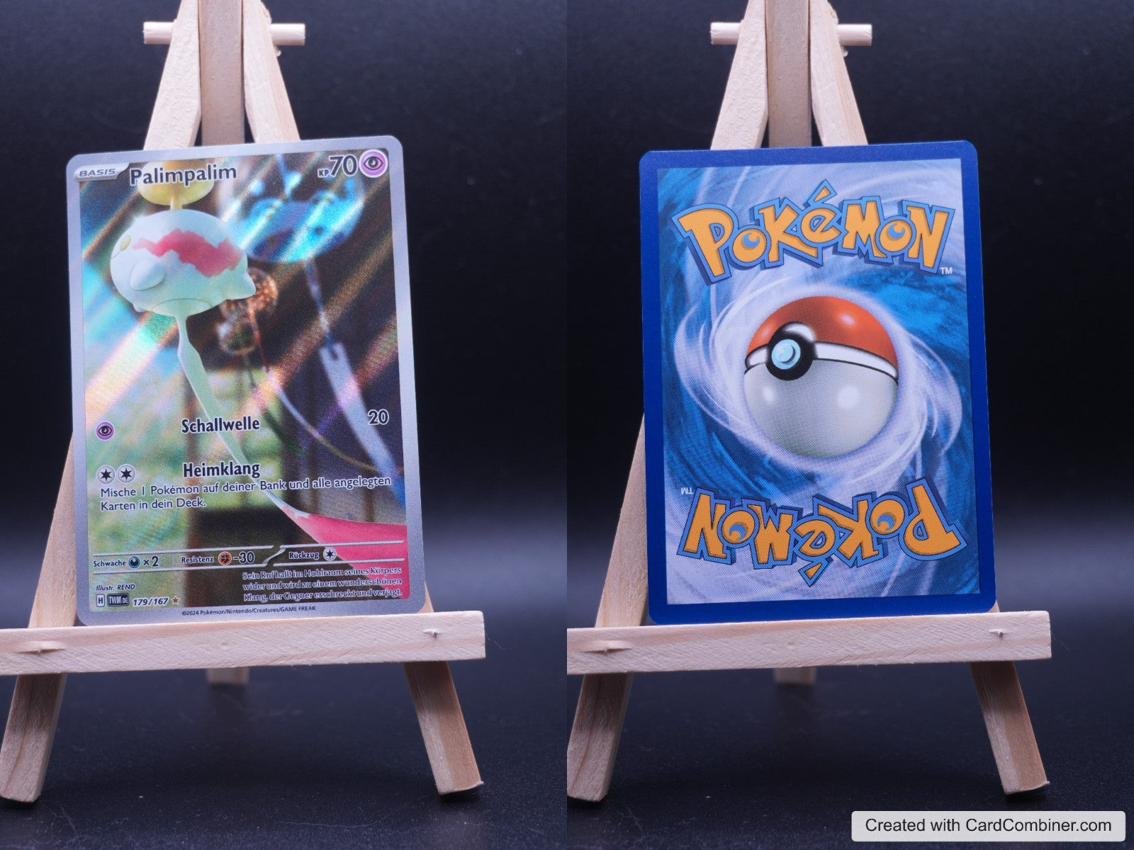 Palimpalim TWM 179 Maskerade im Zwielicht Pokémon Karte Deutsch Near Mint