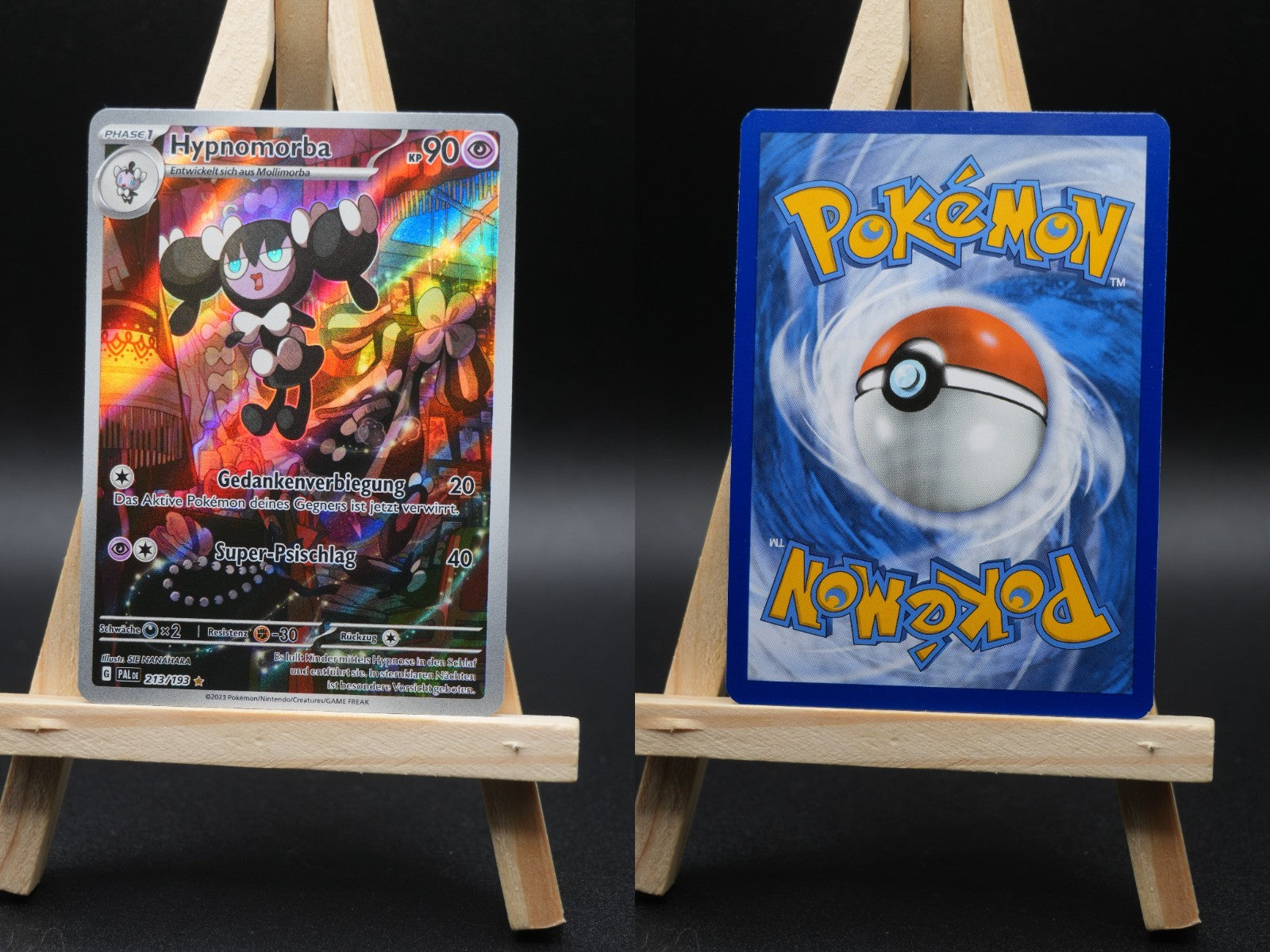Hypnomorba PAL 213 Entwicklungen in Paldea Pokémon Karte Deutsch Near Mint