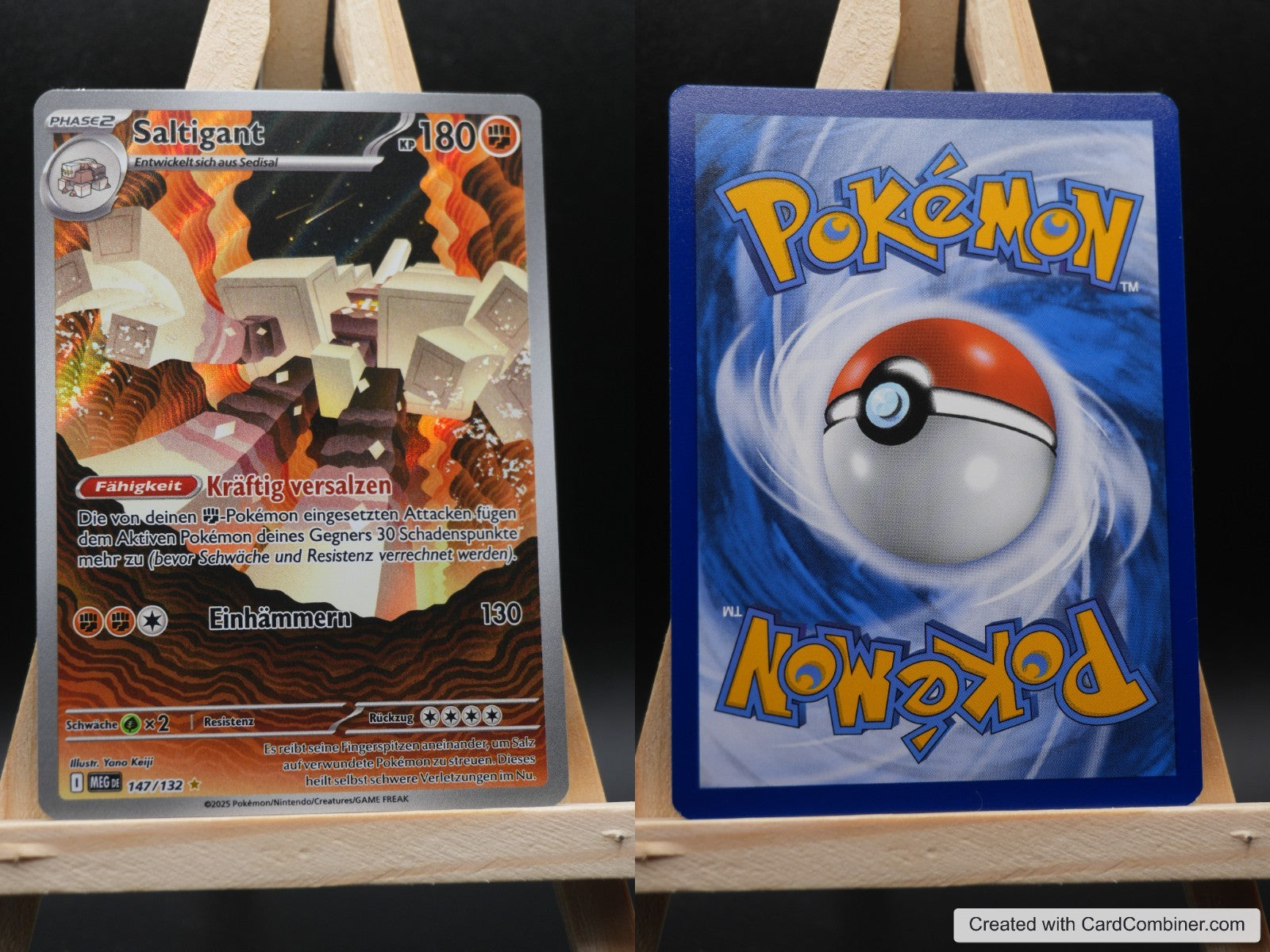 Saltigant MEG 147 Mega-Entwicklung Pokémon Karte Deutsch Near Mint