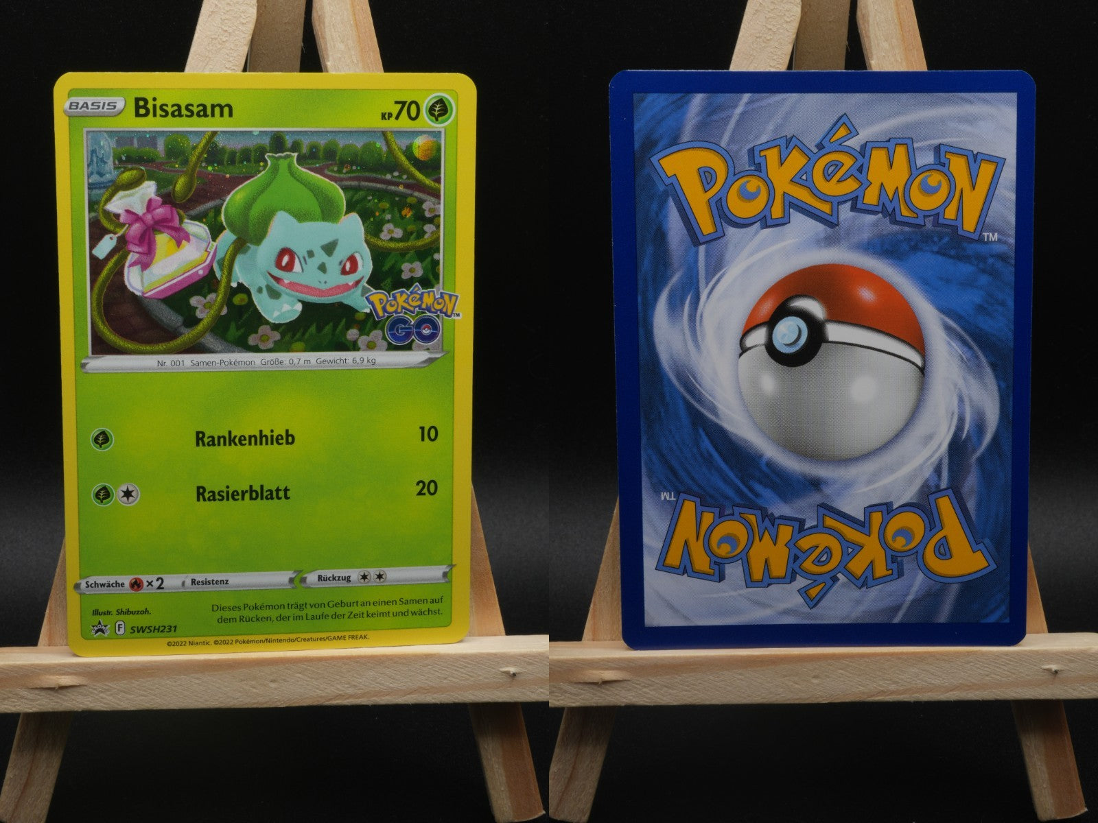 Bisasam SWSH 231 SWSH Black Star Promos Pokémon Karte Deutsch Near Mint