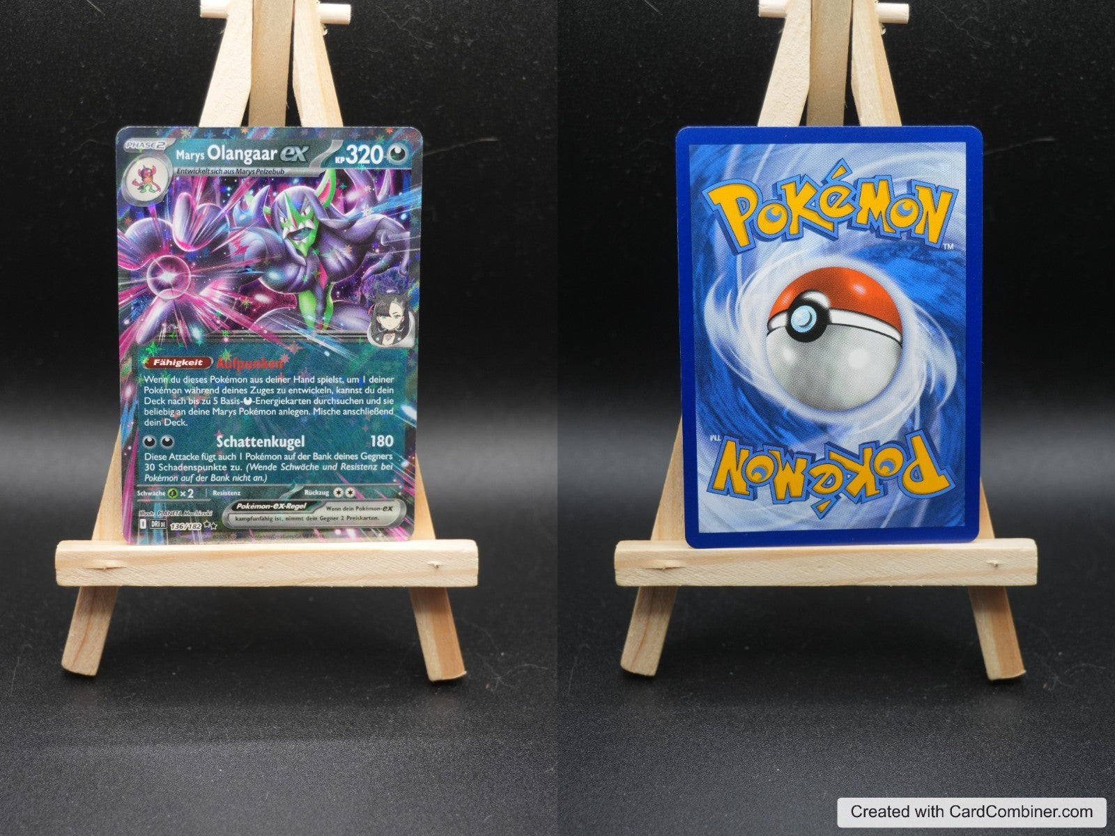 Marys Olangaar ex DRI 136 Ewige Rivalen Pokémon Karte Deutsch Near Mint
