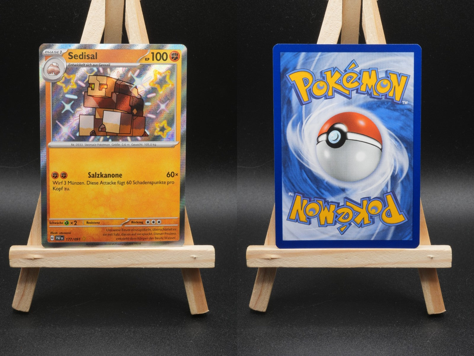 Sedisal PAF 177 Paldeas Schicksale Pokémon Karte Deutsch Near Mint