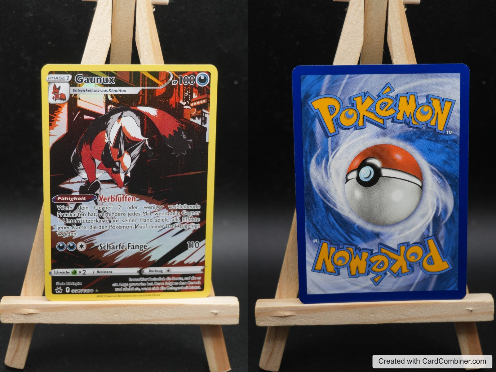 Gaunux CRZ GG17 Zenit der Könige Pokémon Karte Deutsch Near Mint