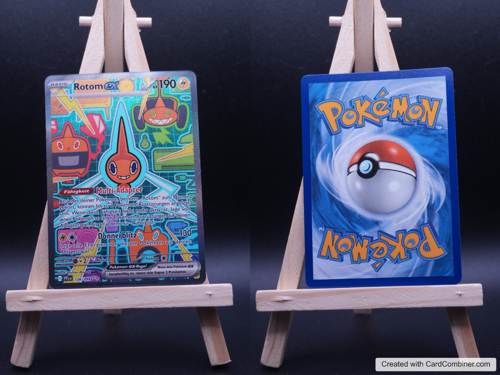 Rotom ex (PFL 126)Fatale Flammen