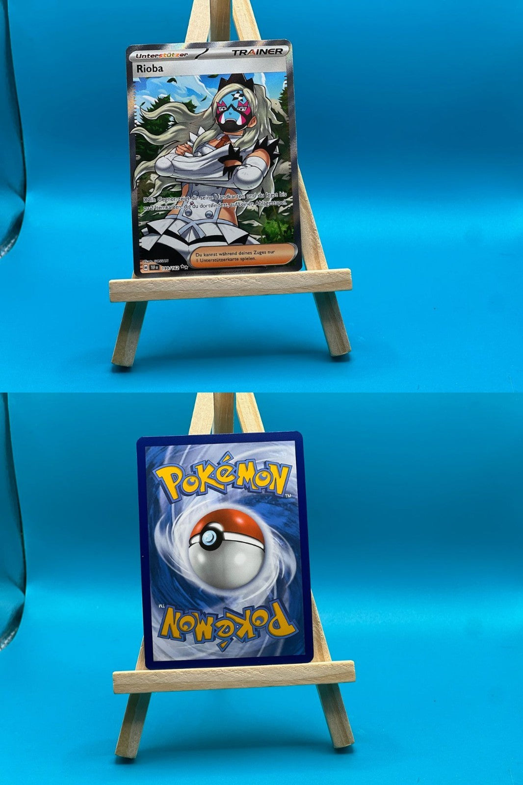 Rioba TEF 199 Gewalten der Zeit Pokémon Karte Deutsch Near Mint