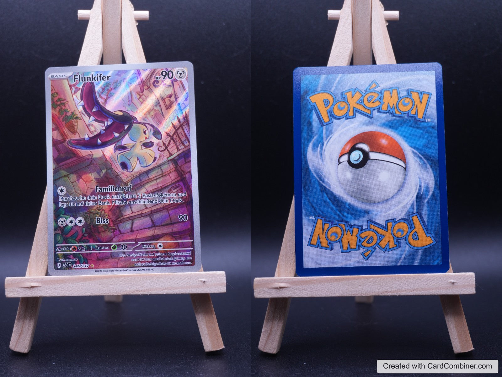 Flunkifer ASC 246 Erhabene Helden Pokémon Karte Deutsch Near Mint