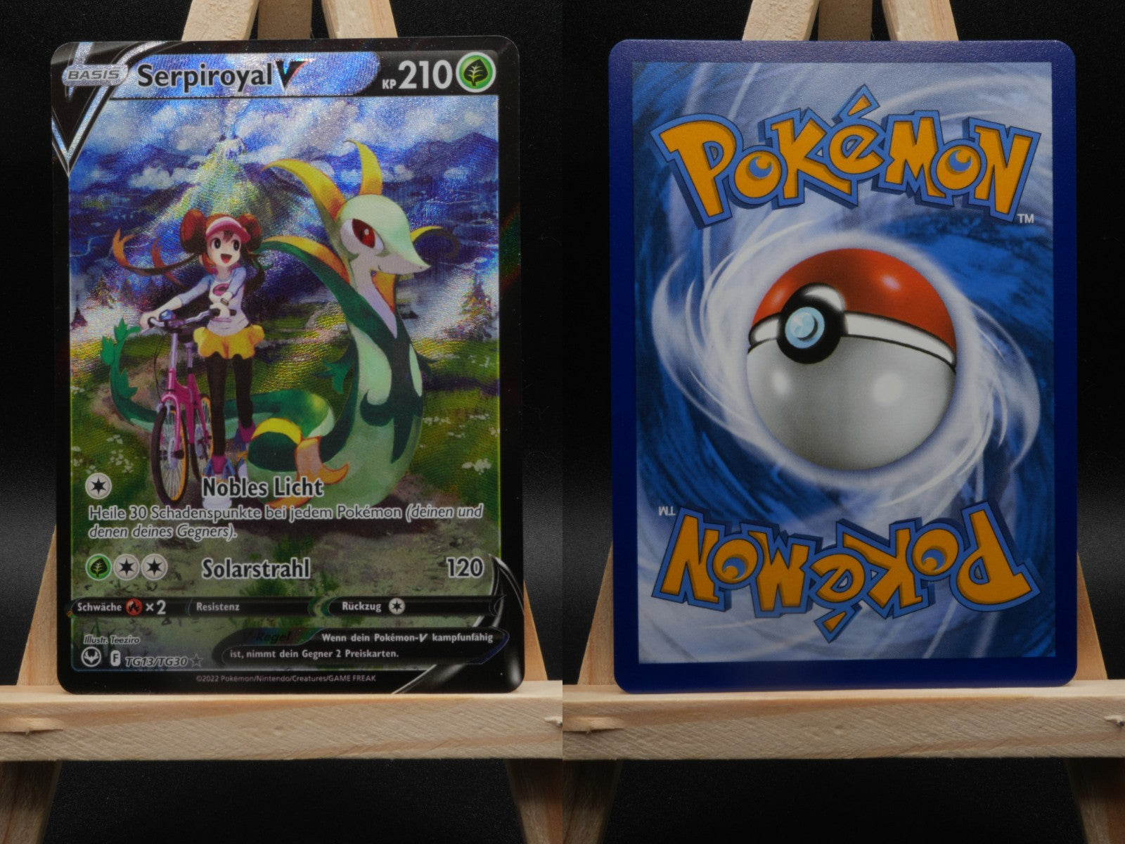 Serpiroyal V TG13/TG30 Special Illustration Rare Silberne Sturmwinde DE NM Pokém
