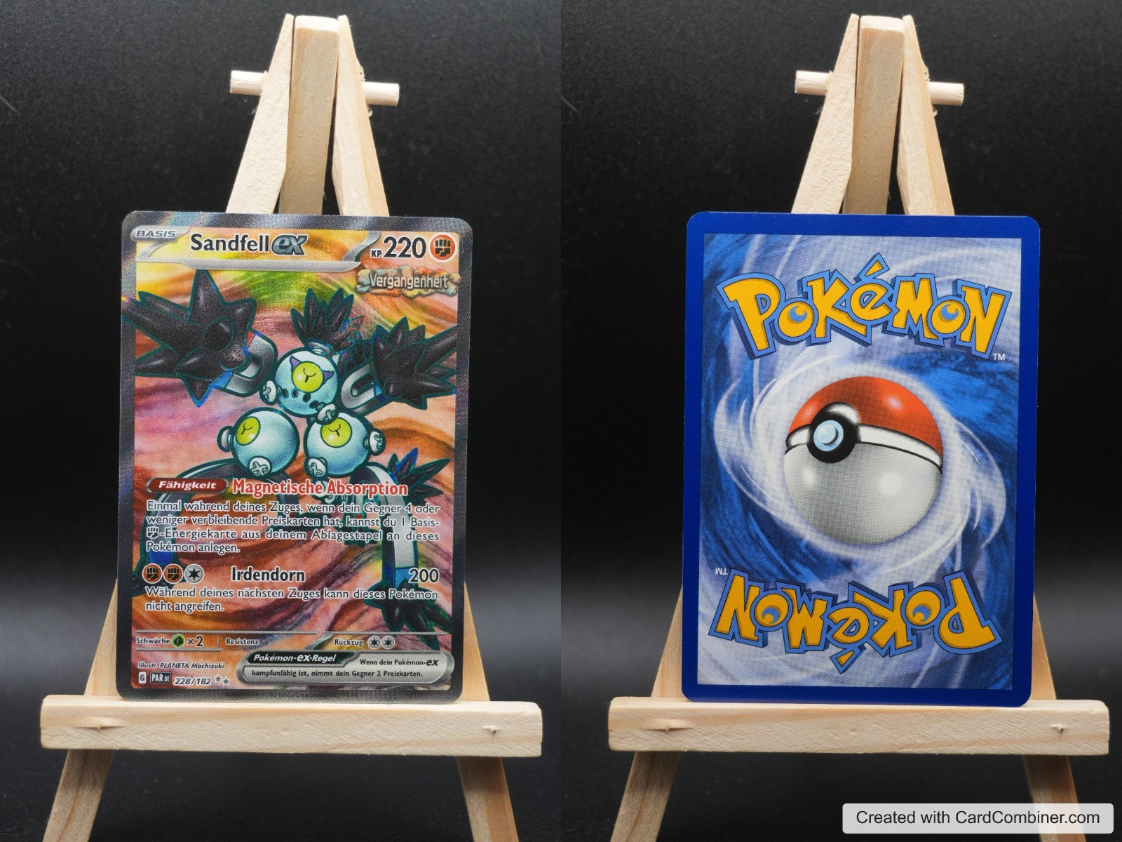 Sandfell ex PAR 228 Paradoxrift Pokémon Karte Deutsch Near Mint