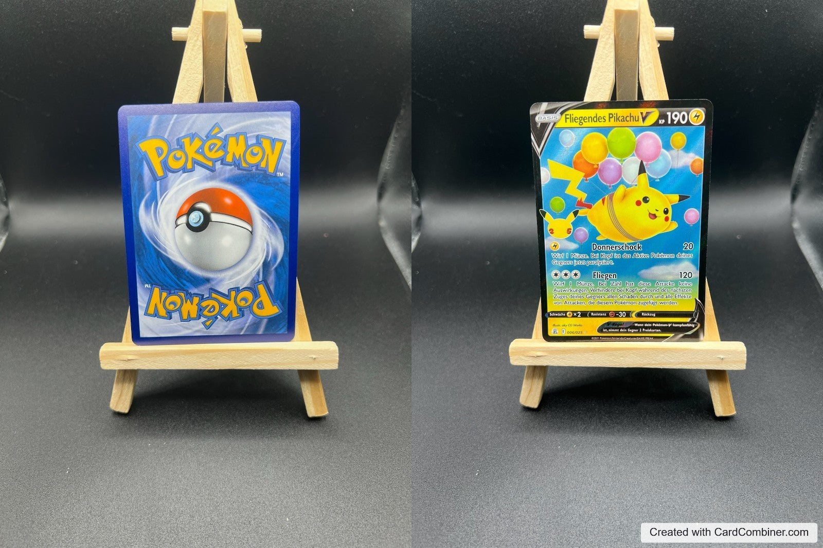 Fliegendes Pikachu V CEL 006 Celebrations Pokémon Karte Deutsch Near Mint