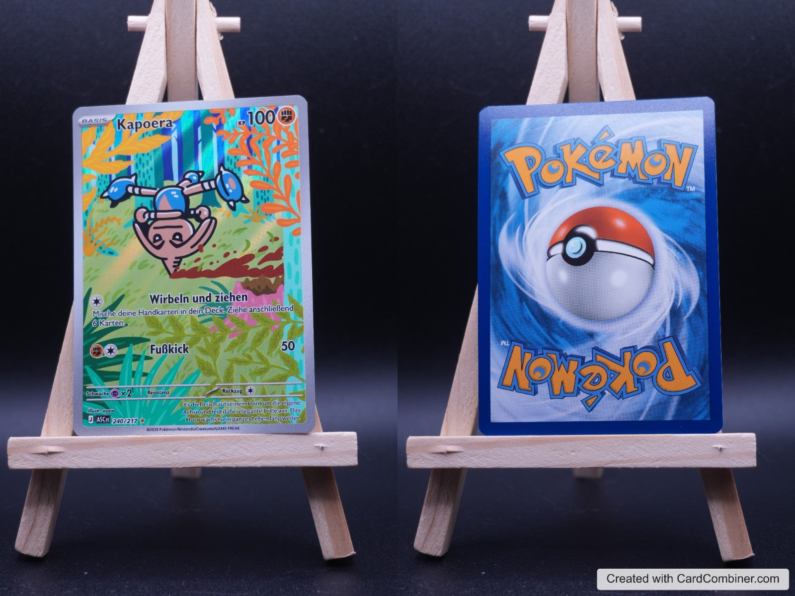 Kapoera ASC 240 Erhabene Helden Pokémon Karte Deutsch Near Mint