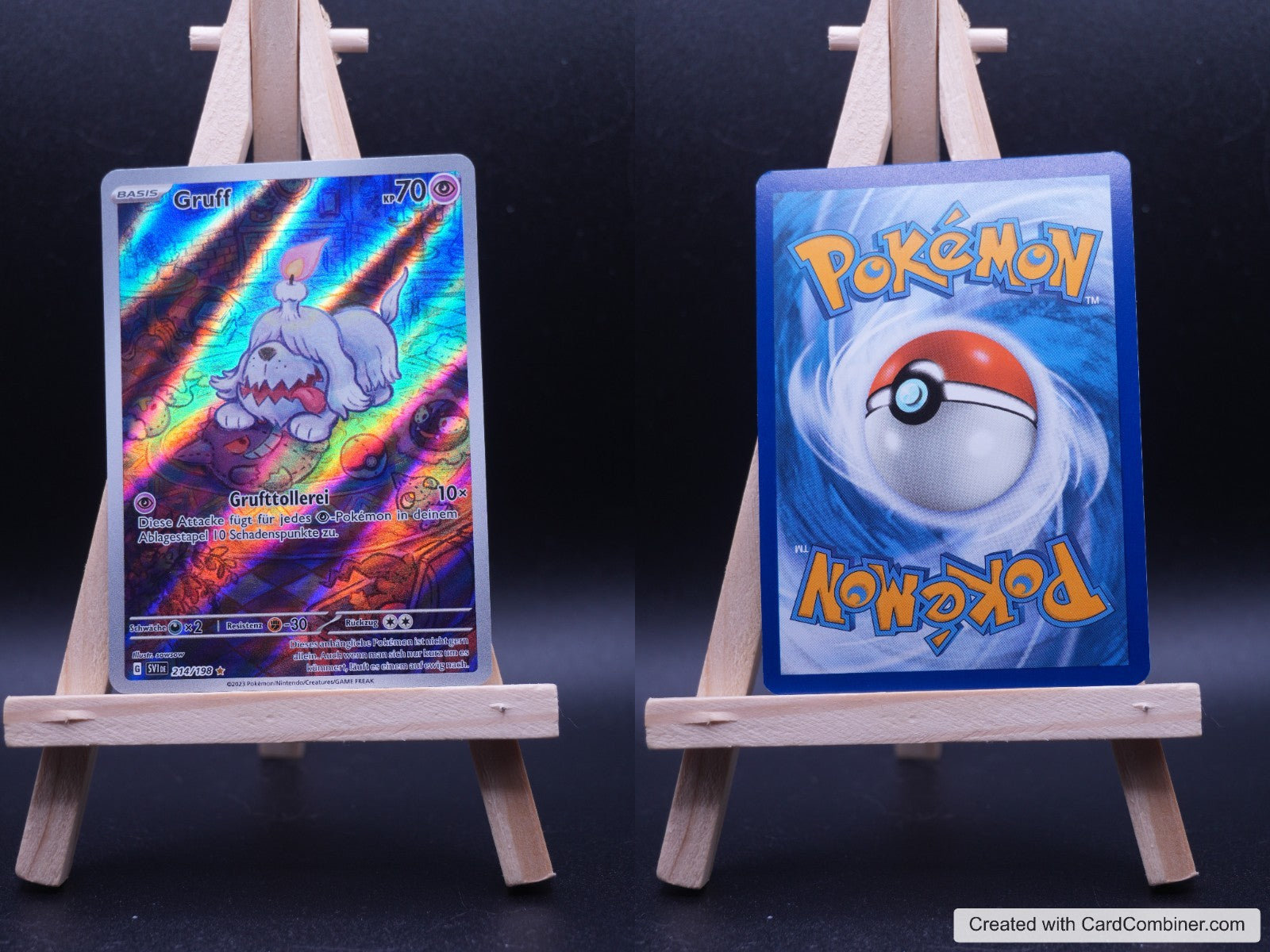 Gruff SVI 214 Karmesin und Purpur Pokémon Karte Deutsch Near Mint