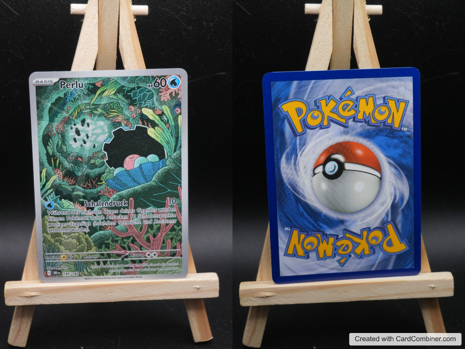 Perlu DRI 195 Ewige Rivalen Pokémon Karte Deutsch Near Mint