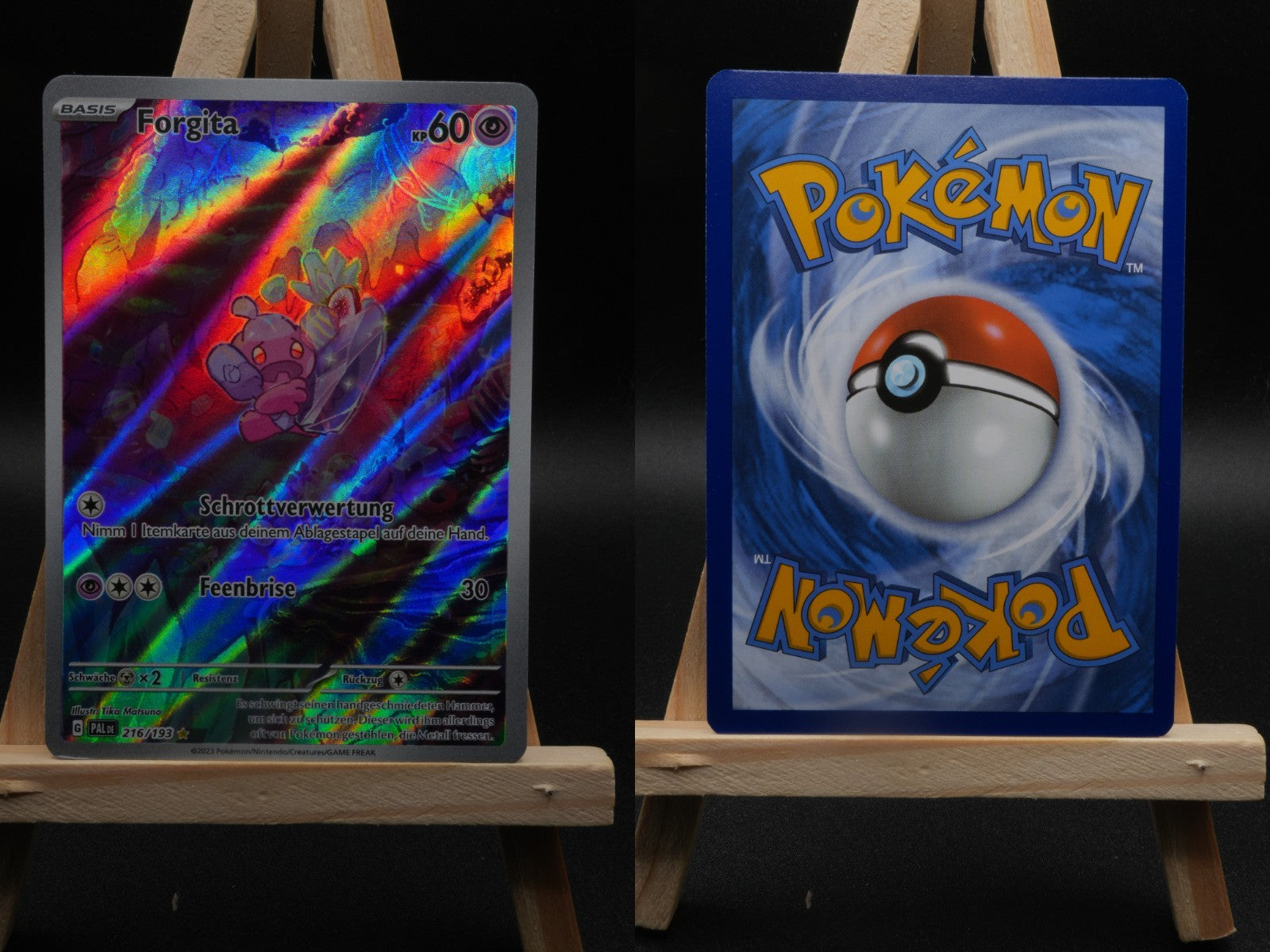 Forgita 216/193 NM - Pokémon Entwicklungen in Paldea PAL Illustration Rare