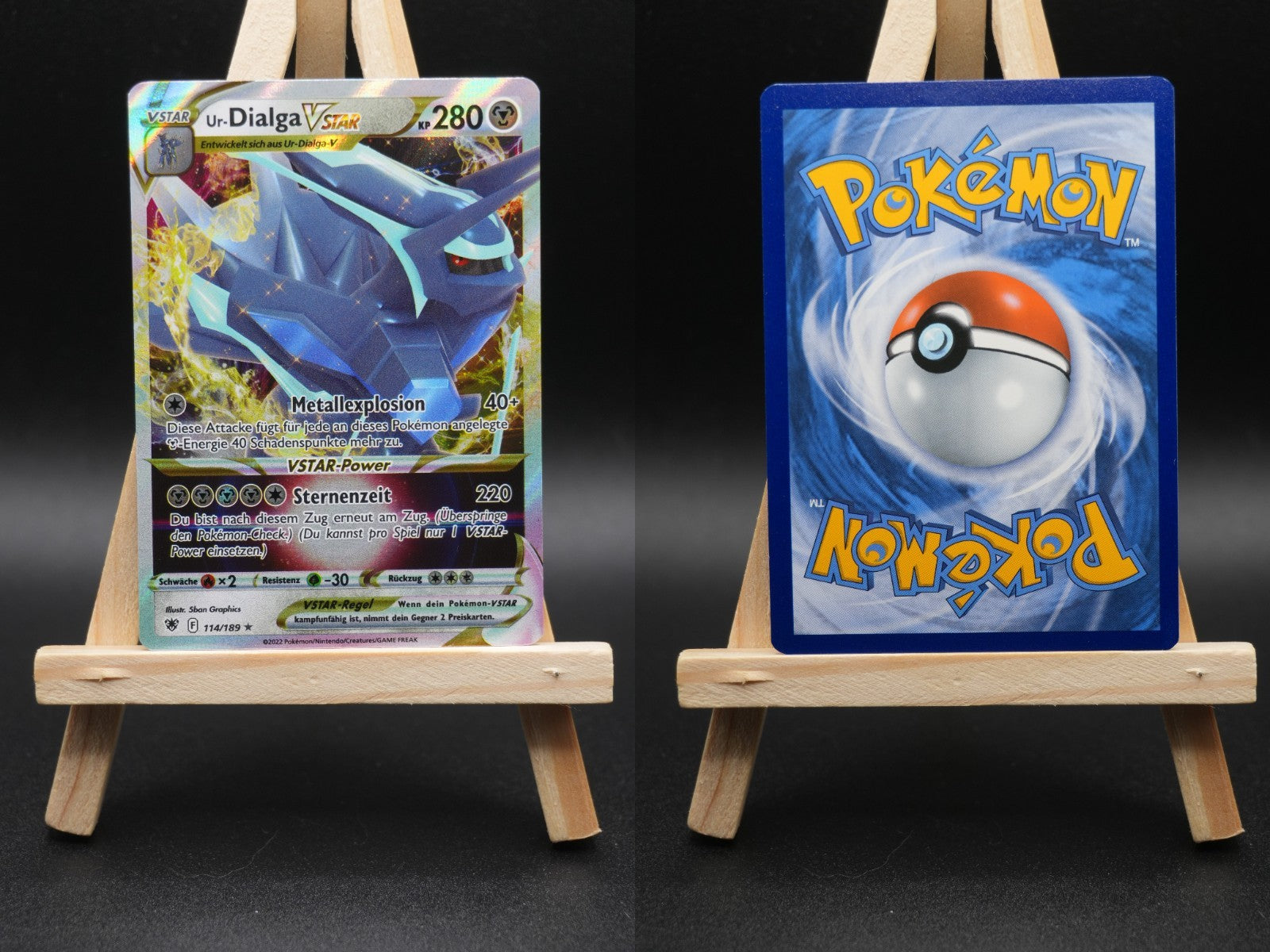Ur-Dialga VSTAR ASR 114 Astralglanz Pokémon Karte Deutsch Near Mint