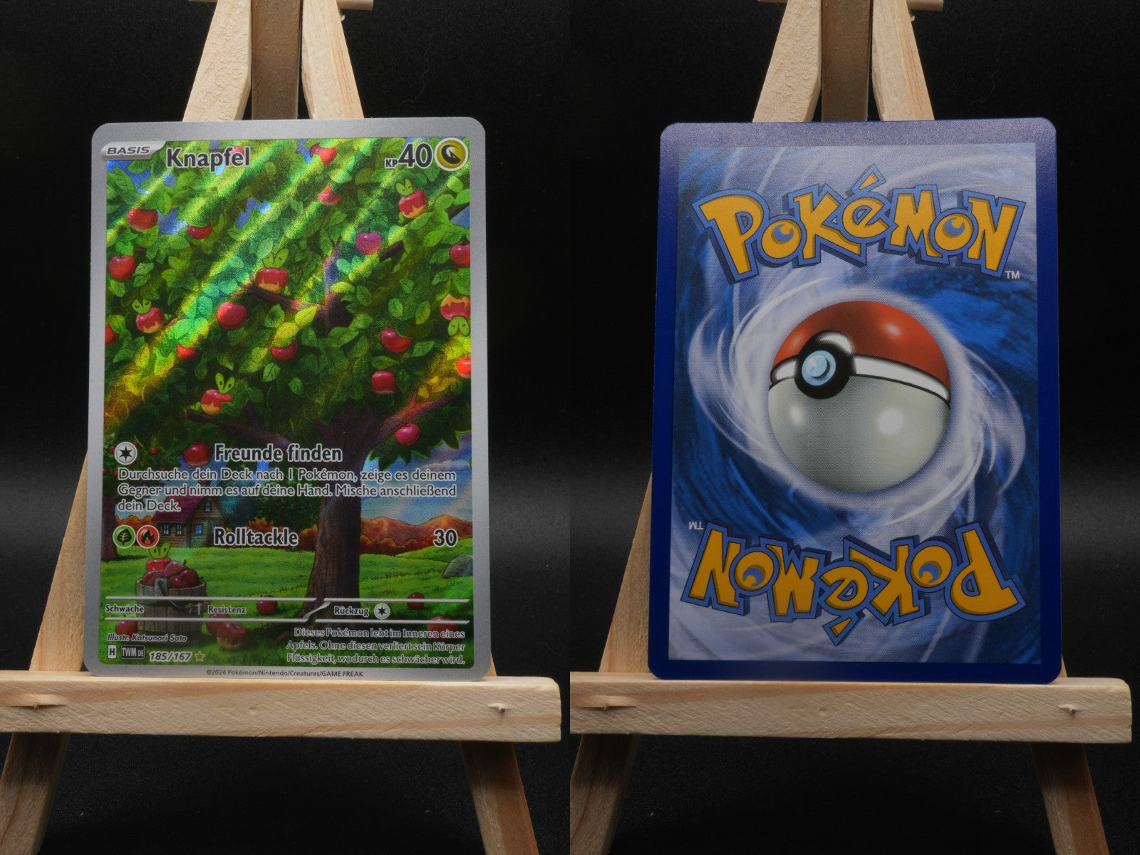 Knapfel TWM 185 Maskerade im Zwielicht Pokémon Karte Deutsch Near Mint