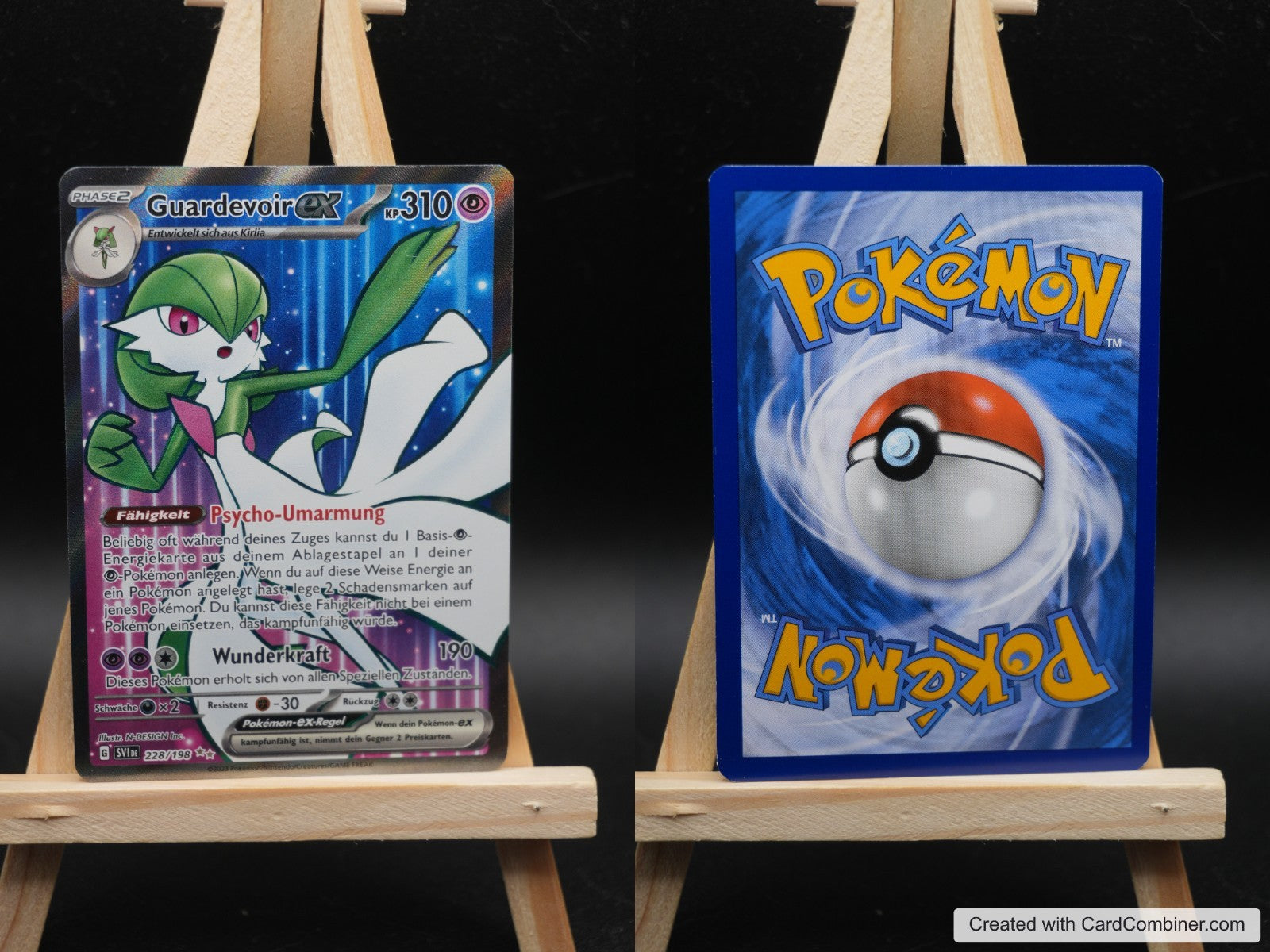 Guardevoir ex SVI 228 Karmesin und Purpur Pokémon Karte Deutsch Near Mint