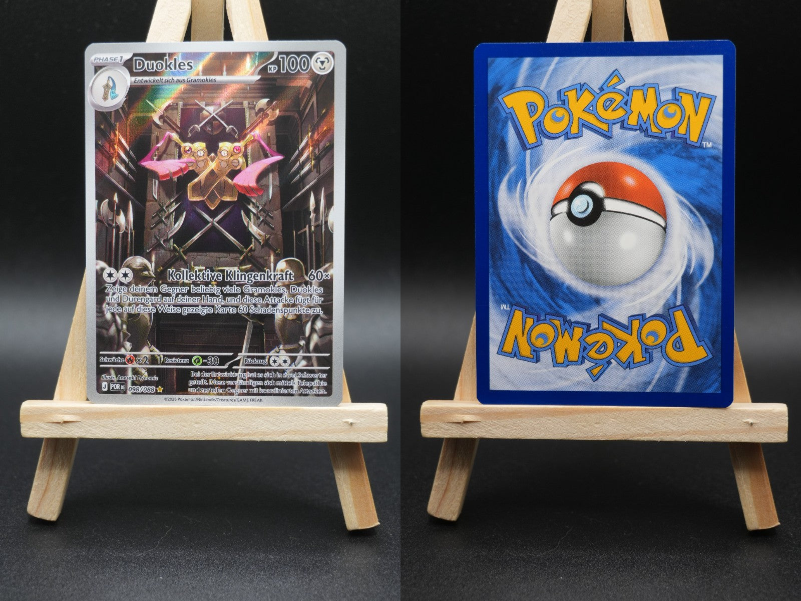 Duokles POR 098 Optimale Ordnung Pokémon Karte Deutsch Near Mint