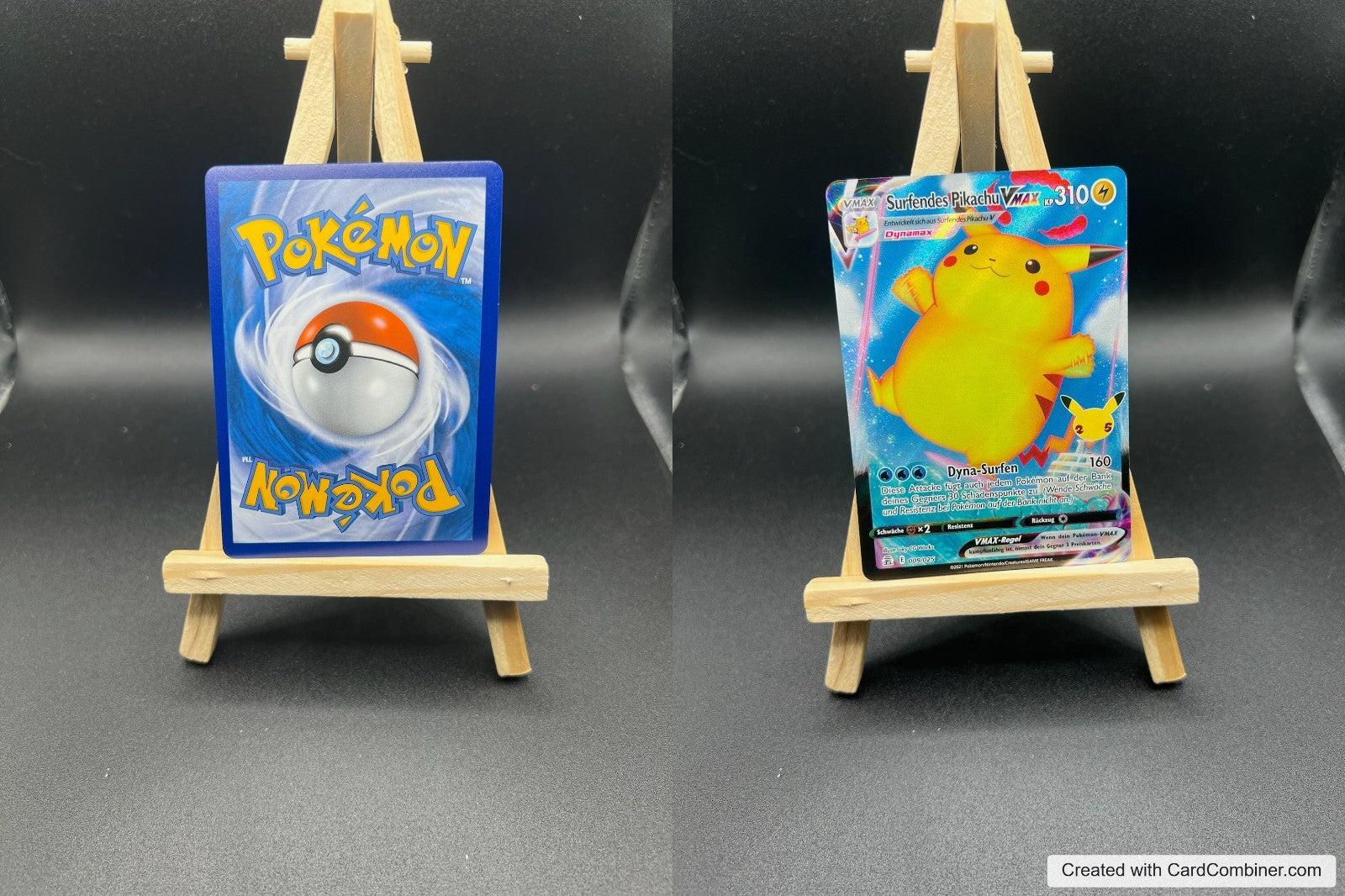 Surfendes Pikachu VMAX 009/025 Ultra Rare Celebrations DE NM Pokémon