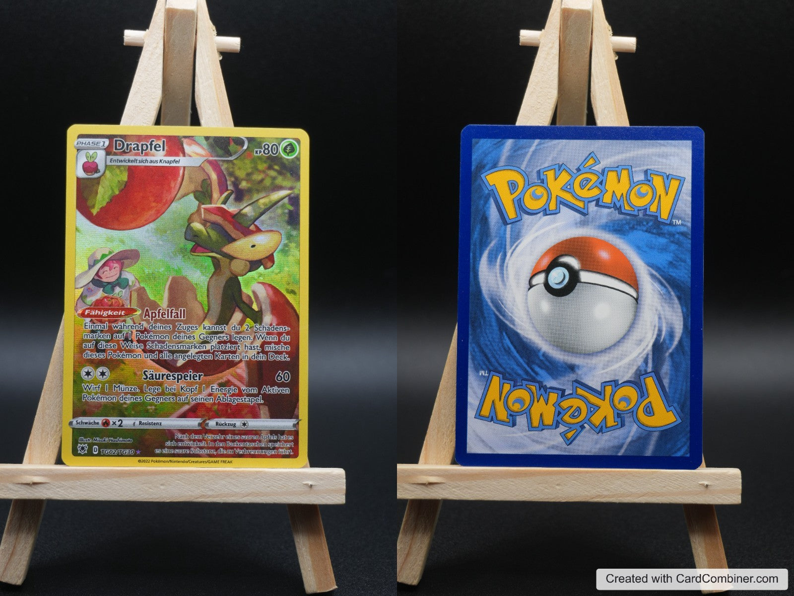 Drapfel ASR TG02 Astralglanz Pokémon Karte Deutsch Near Mint