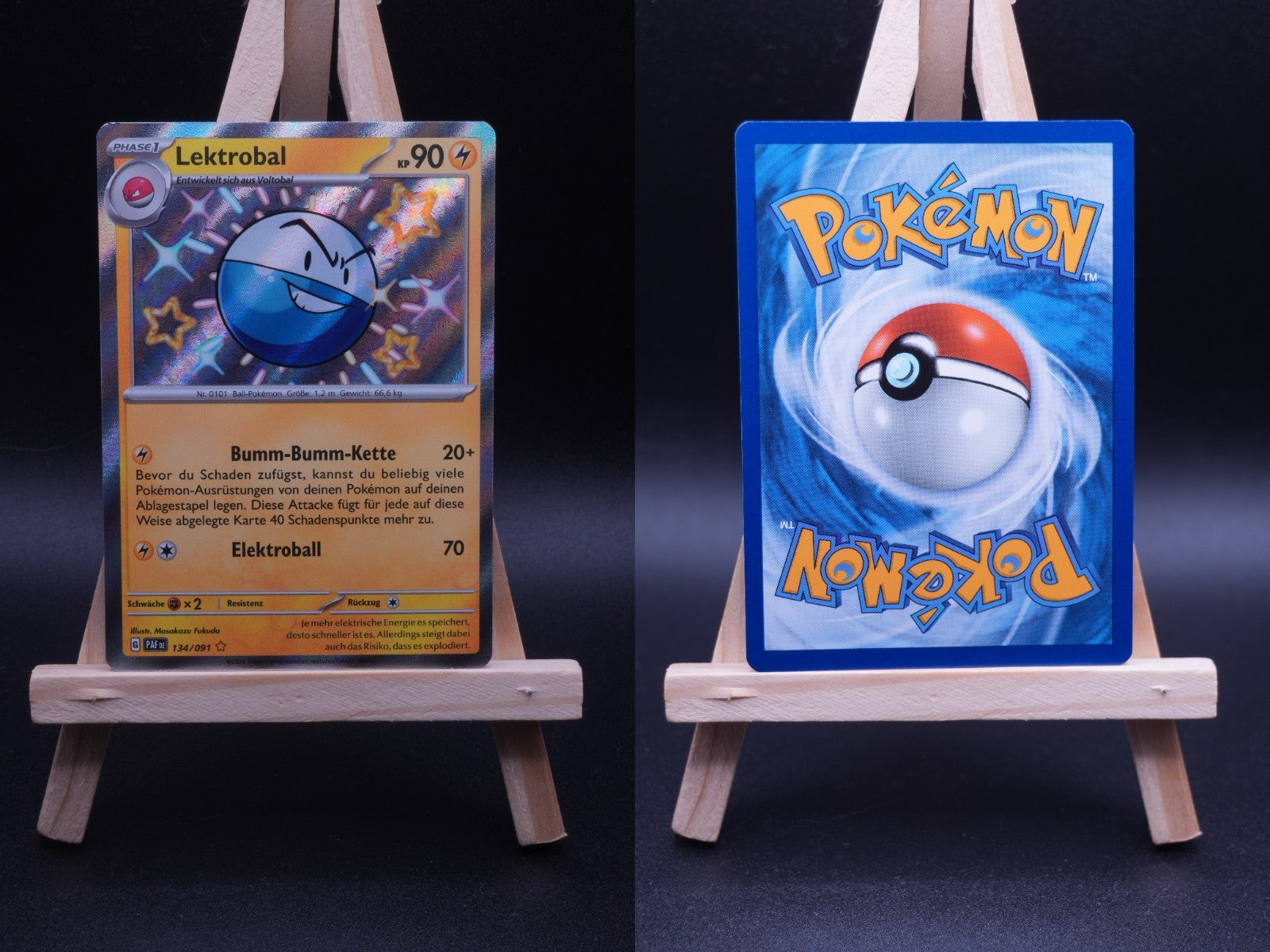 Lektrobal PAF 134 Paldeas Schicksale Pokémon Karte Deutsch Near Mint