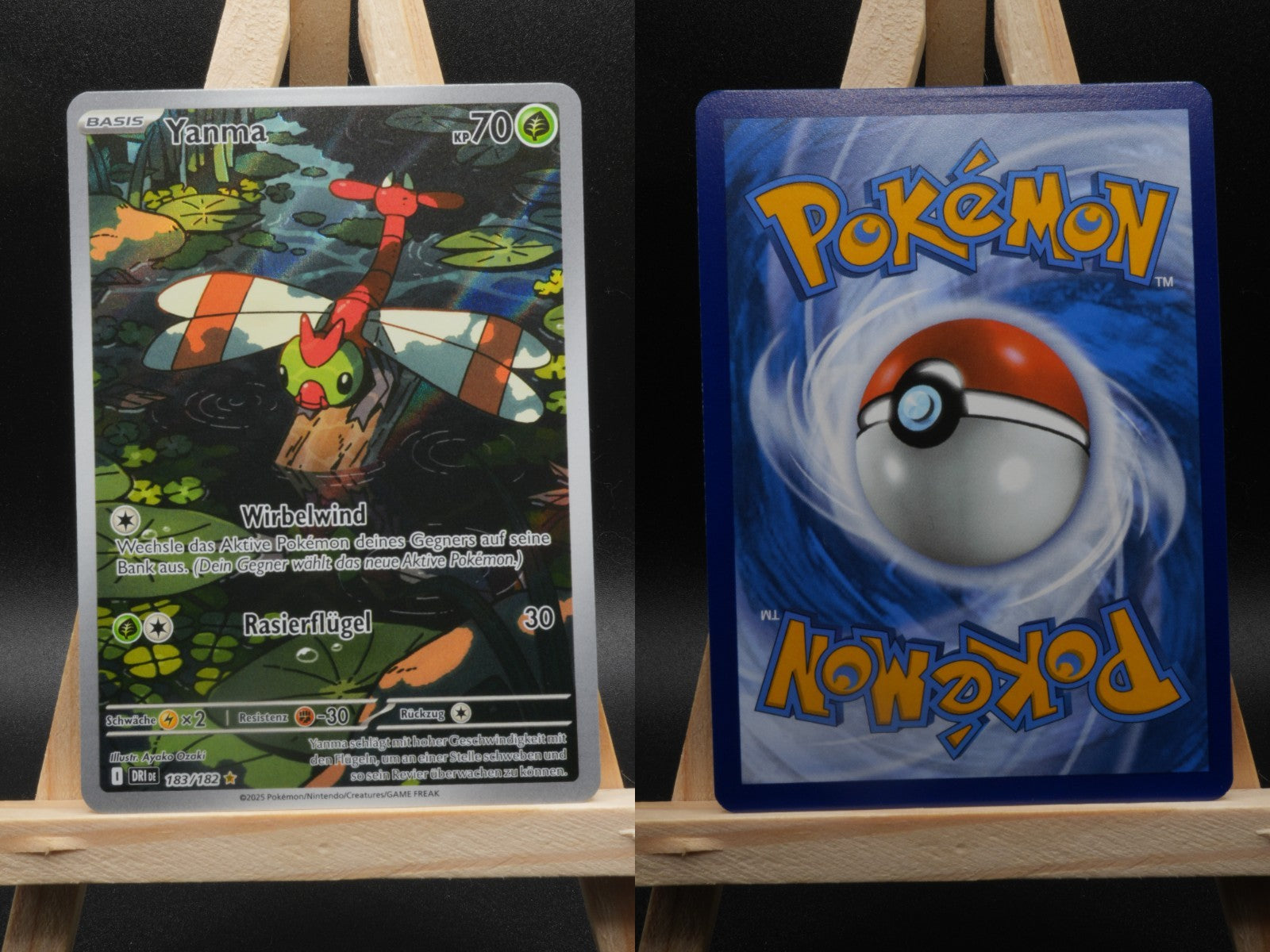 Yanma 183/182 Illustration Rare Ewige Rivalen DE NM Pokémon