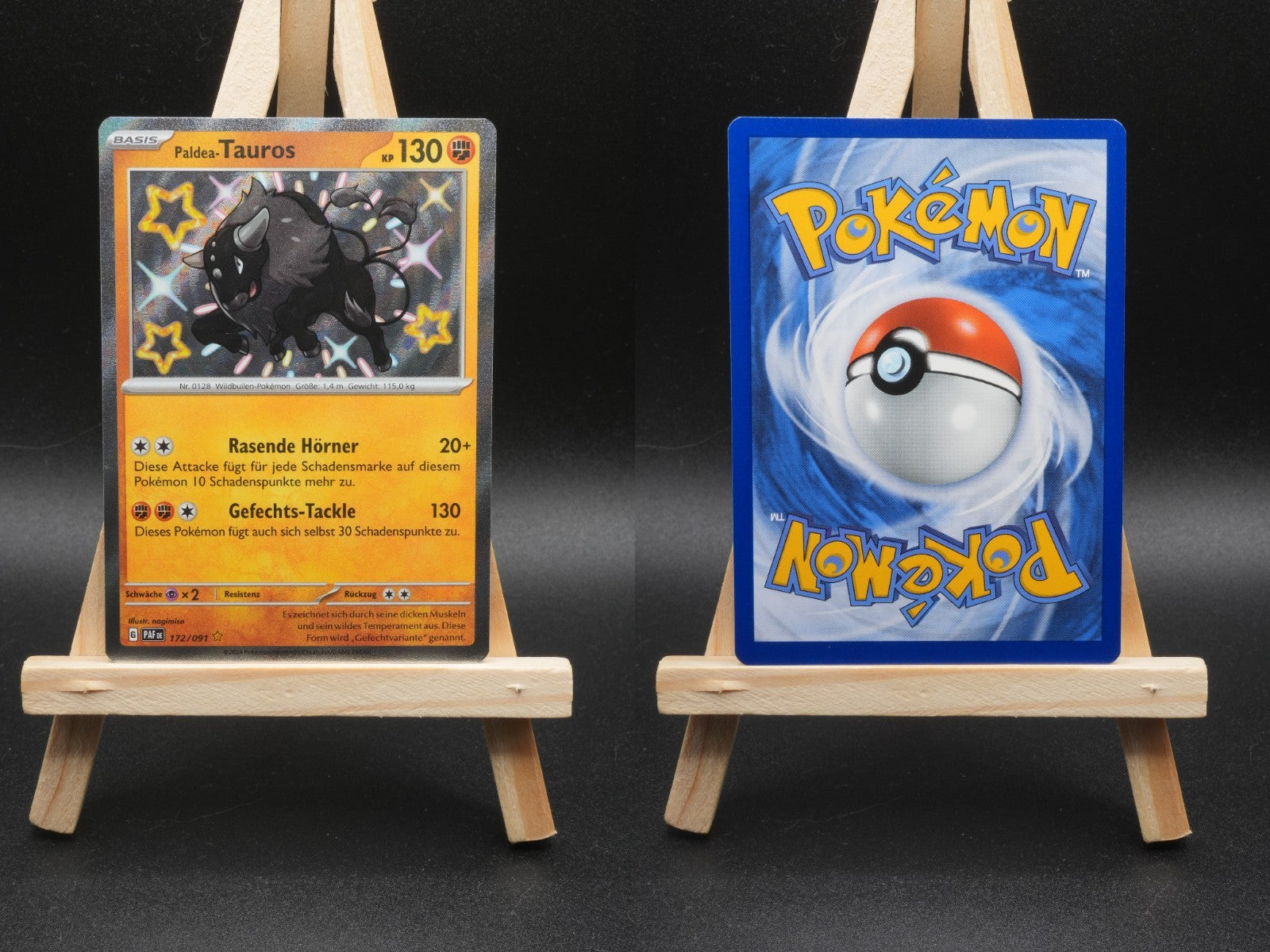Paldea-Tauros PAF 172 Paldeas Schicksale Pokémon Karte Deutsch Near Mint