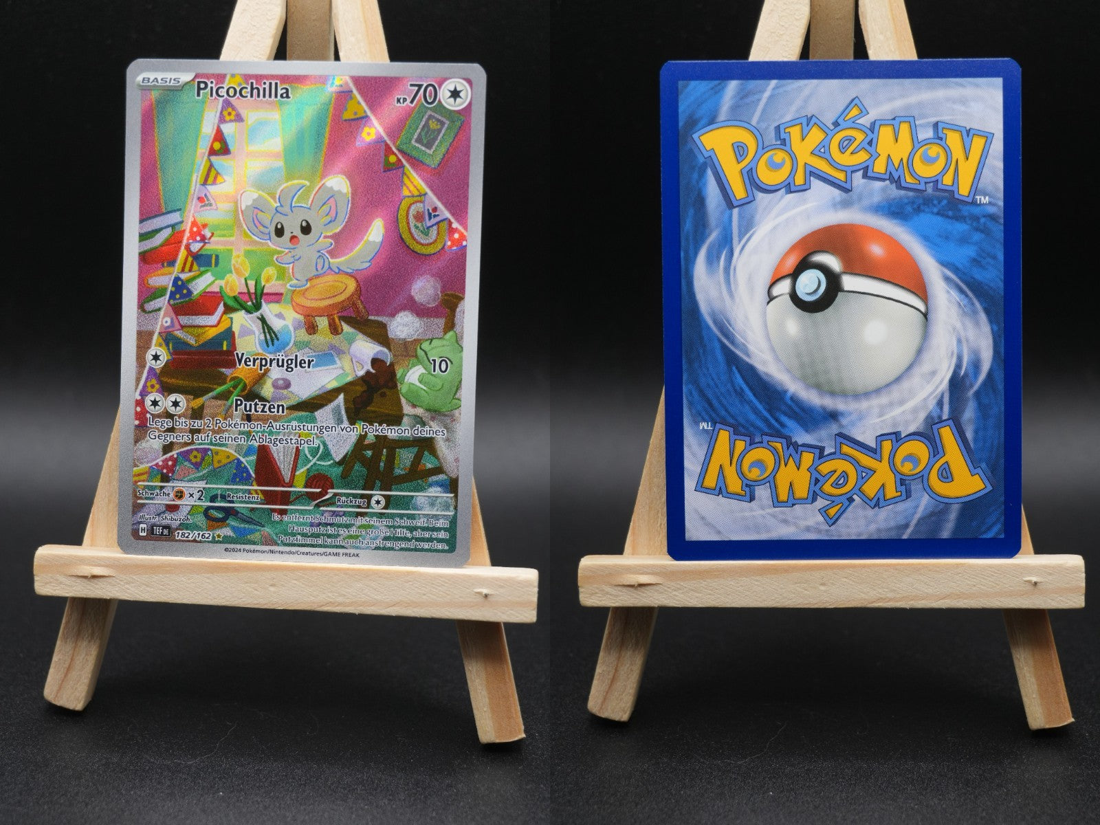 Picochilla TEF 182 Gewalten der Zeit Pokémon Karte Deutsch Near Mint