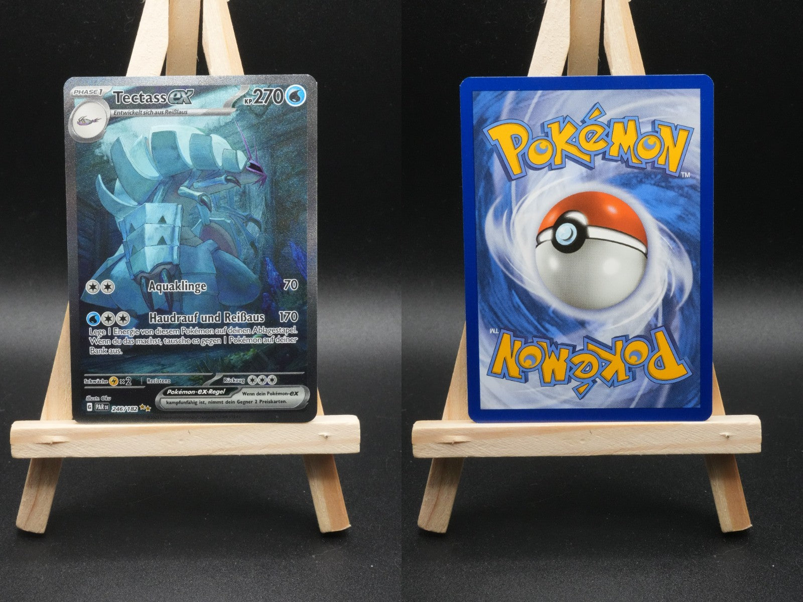 Tectass ex PAR 246 Paradoxrift Pokémon Karte Deutsch Near Mint
