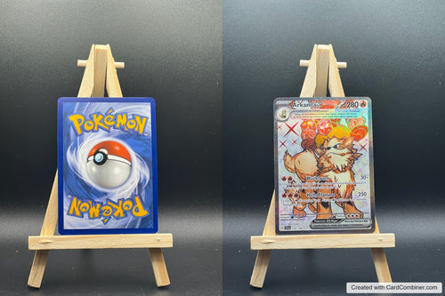 Arkani ex SVI 224 Karmesin und Purpur Pokémon Karte Deutsch Near Mint