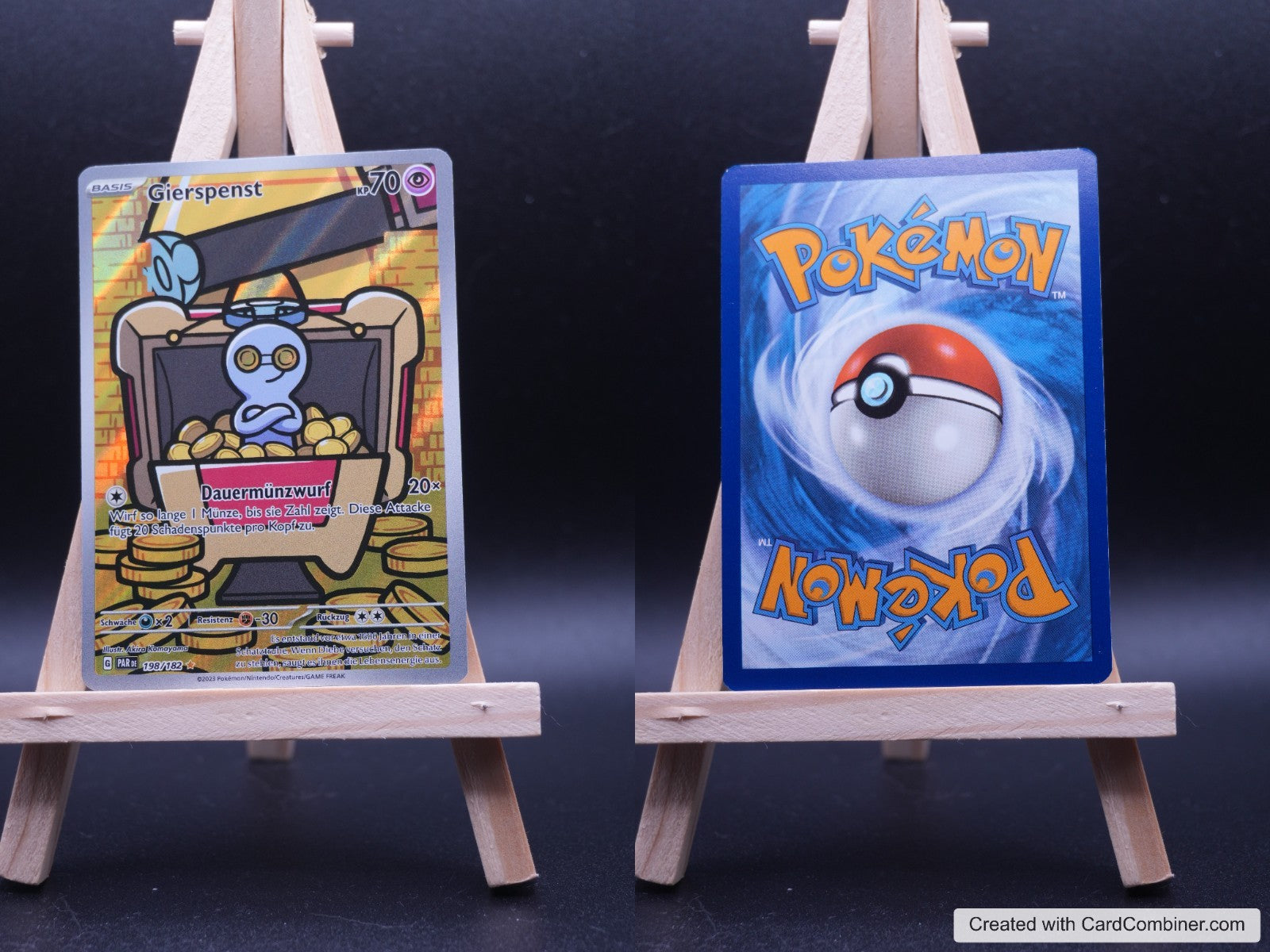 Gierspenst PAR 198 Paradoxrift Pokémon Karte Deutsch Near Mint