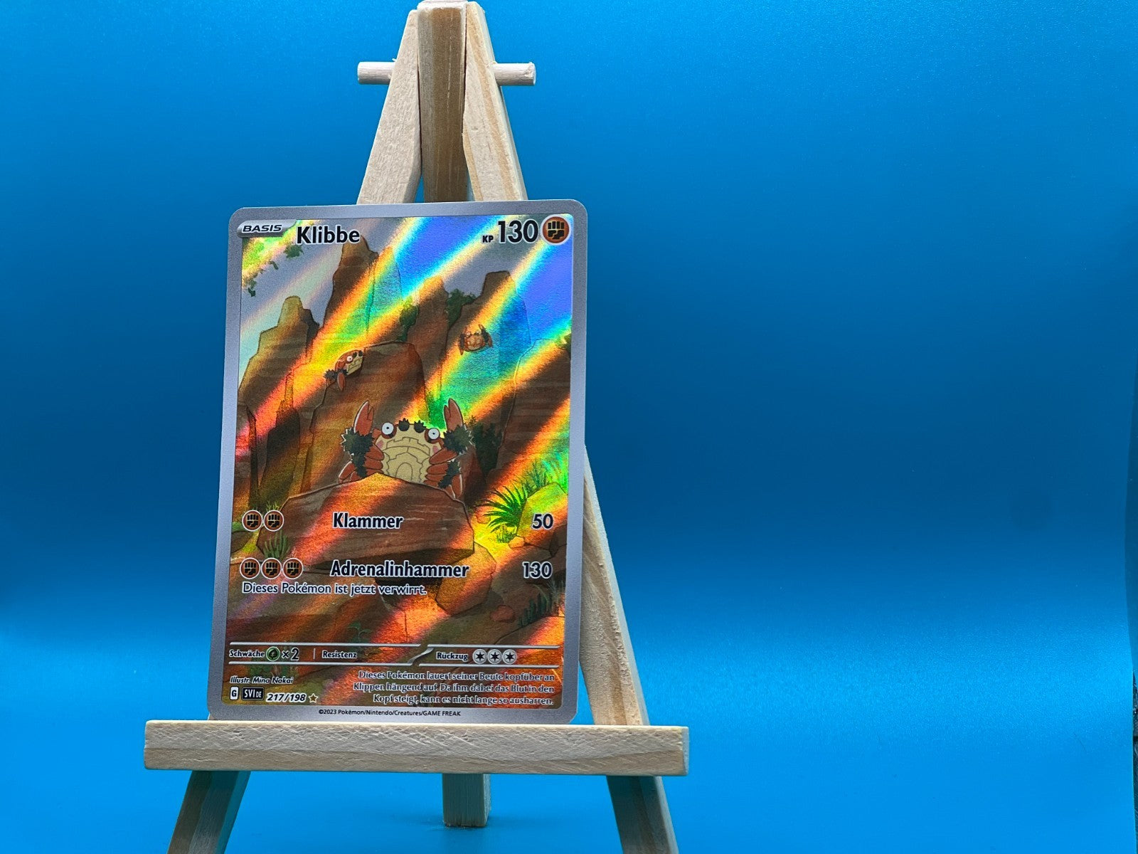 Klibbe SVI 217 Karmesin und Purpur Pokémon Karte Deutsch Near Mint