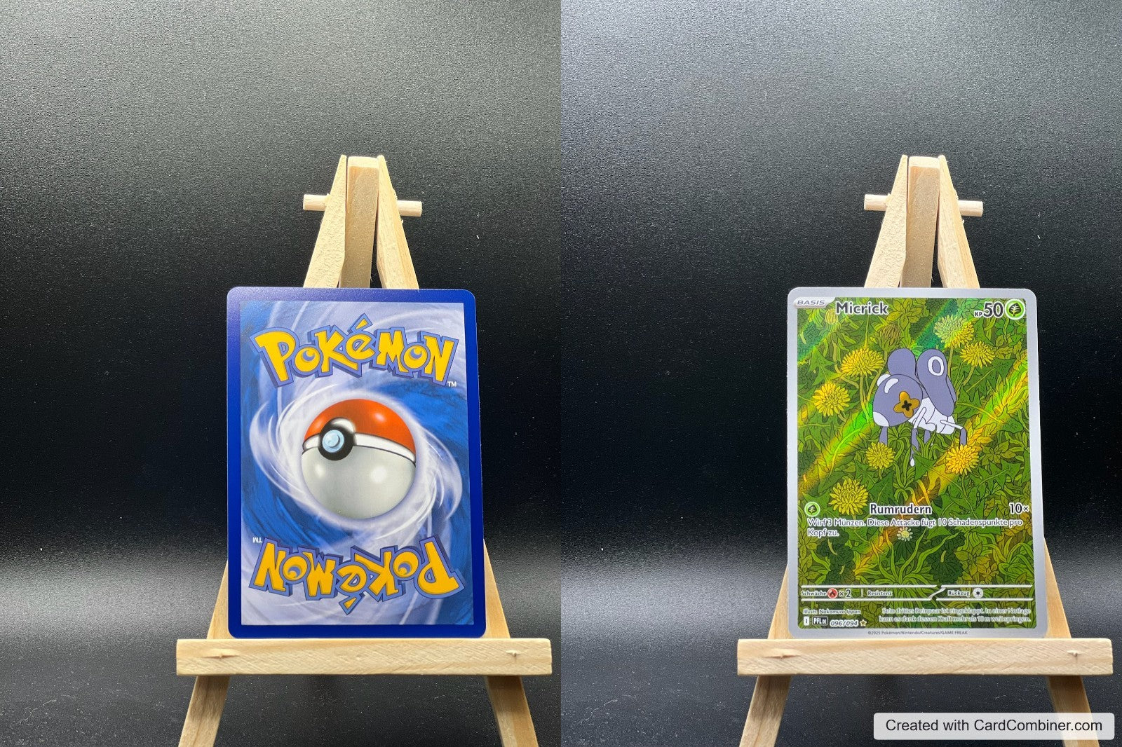 Micrick PFL 096 Fatale Flammen Pokémon Karte Deutsch Near Mint