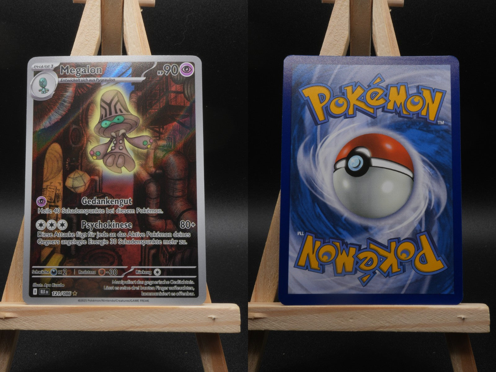 Megalon BLK 121 Schwarze Blitze Pokémon Karte Deutsch Near Mint
