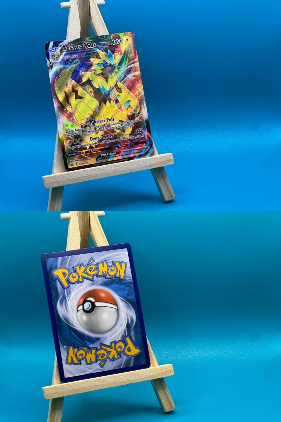 Zeraora VMAX CRZ 054 Zenit der Könige Pokémon Karte Deutsch Near Mint