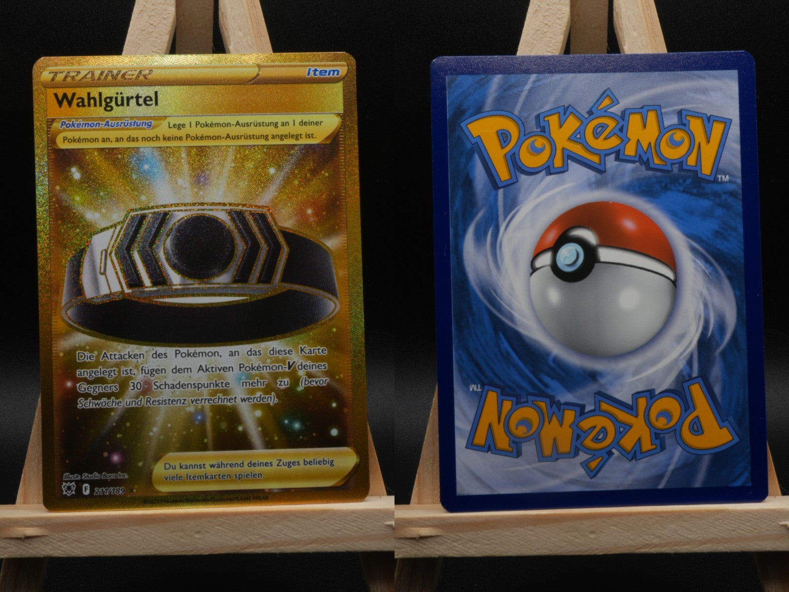 Wahlgürtel 211/189 Secret Rare Astralglanz DE NM Pokémon